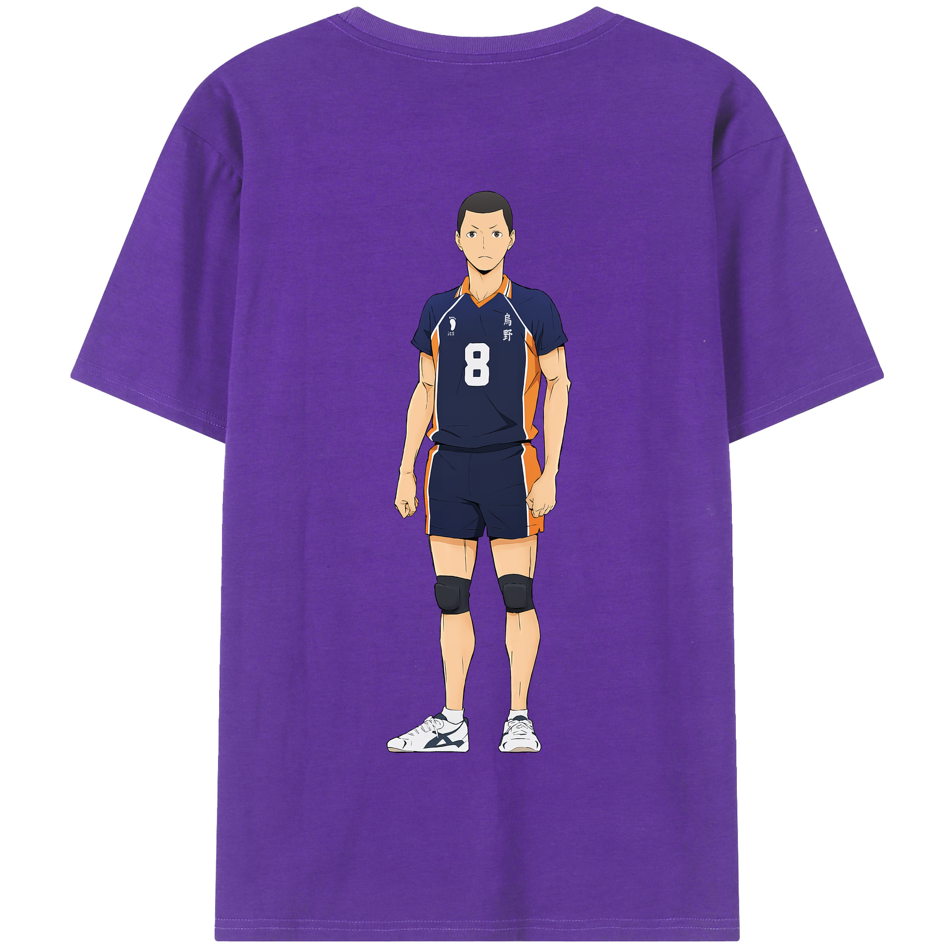 （画像用） ハイキュー!! Haikyu!! 綿100％半袖Tシャツ（背面プリント）