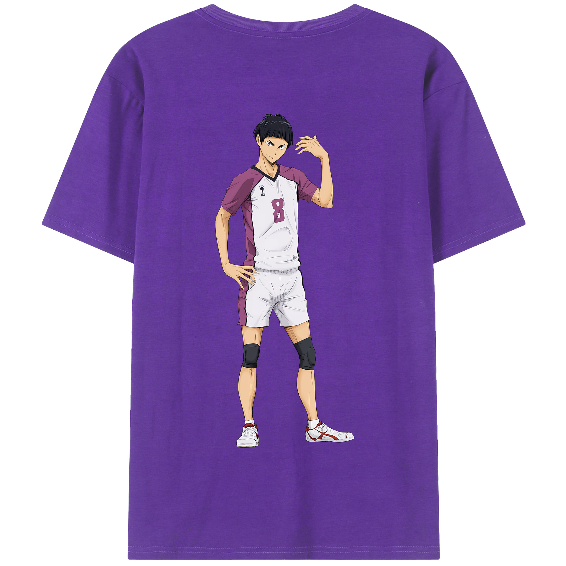 （画像用） ハイキュー!! Haikyu!! 綿100％半袖Tシャツ（背面プリント）