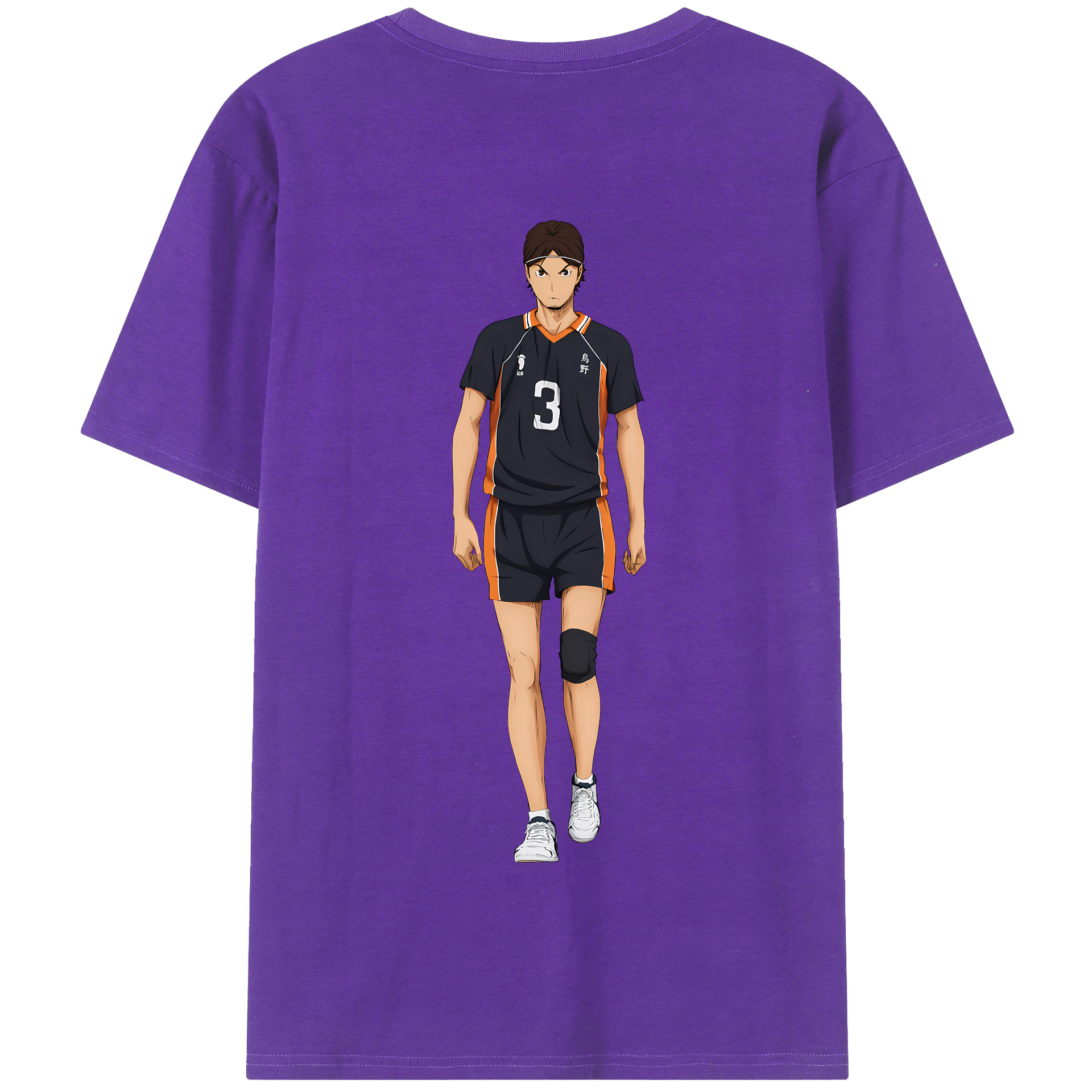 （画像用） ハイキュー!! Haikyu!! 綿100％半袖Tシャツ（背面プリント）