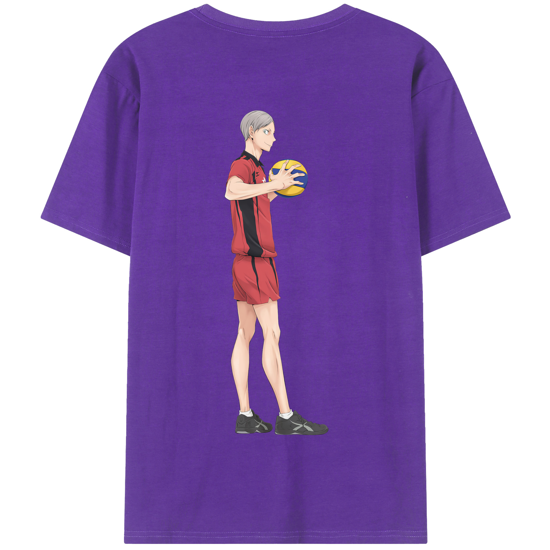 （画像用） ハイキュー!! Haikyu!! 綿100％半袖Tシャツ（背面プリント）