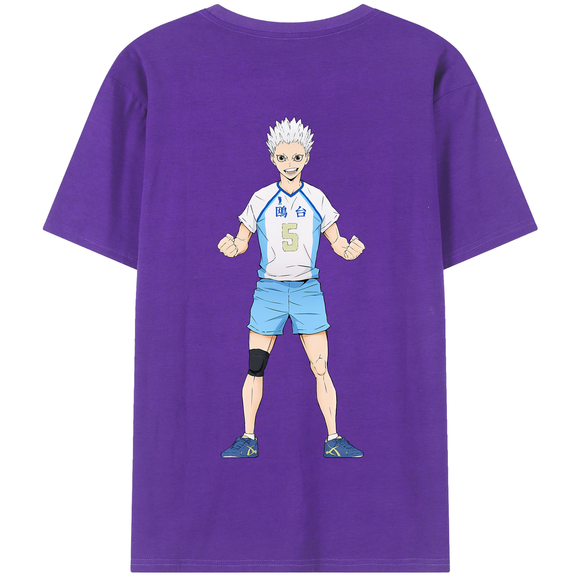 （画像用） ハイキュー!! Haikyu!! 綿100％半袖Tシャツ（背面プリント）