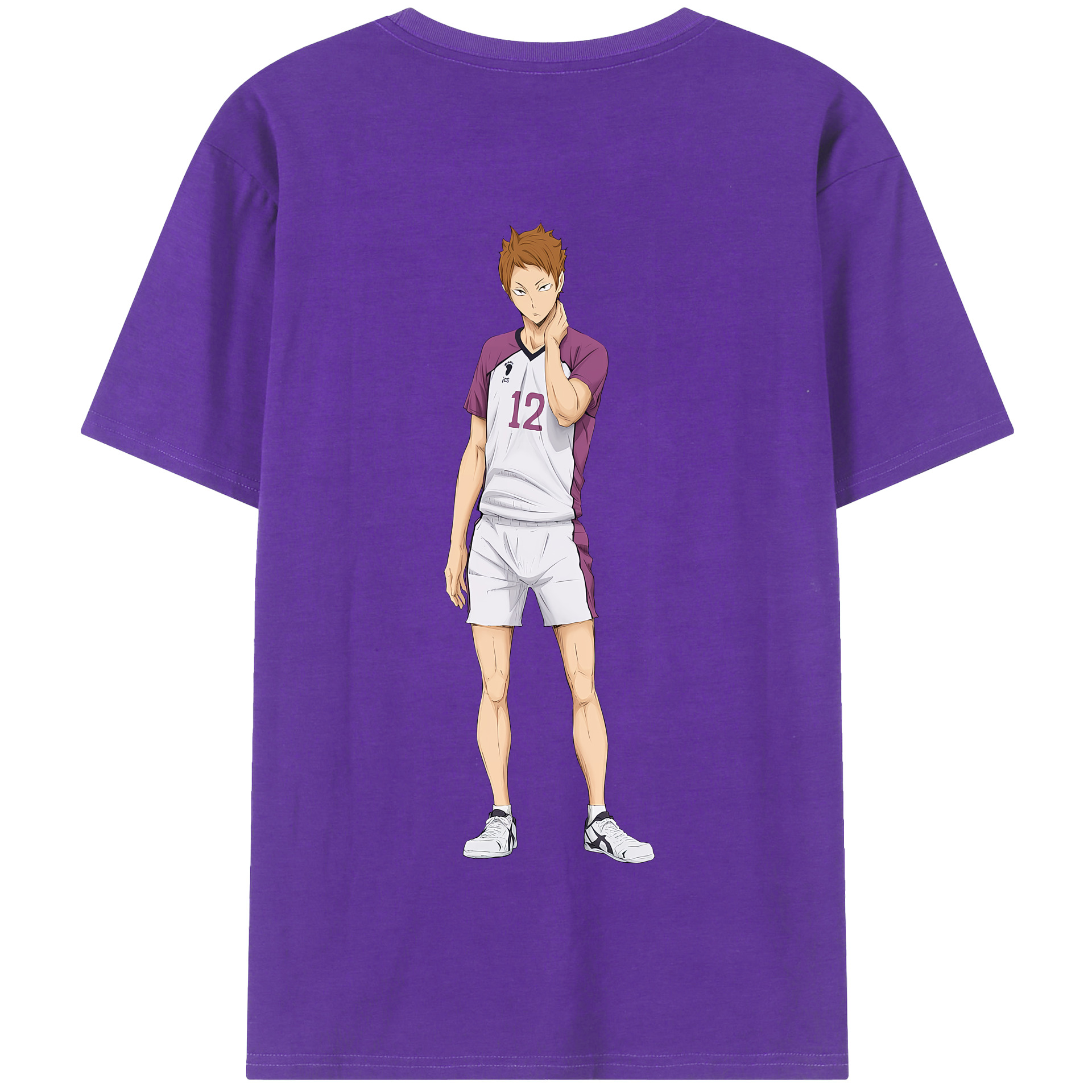 （画像用） ハイキュー!! Haikyu!! 綿100％半袖Tシャツ（背面プリント）