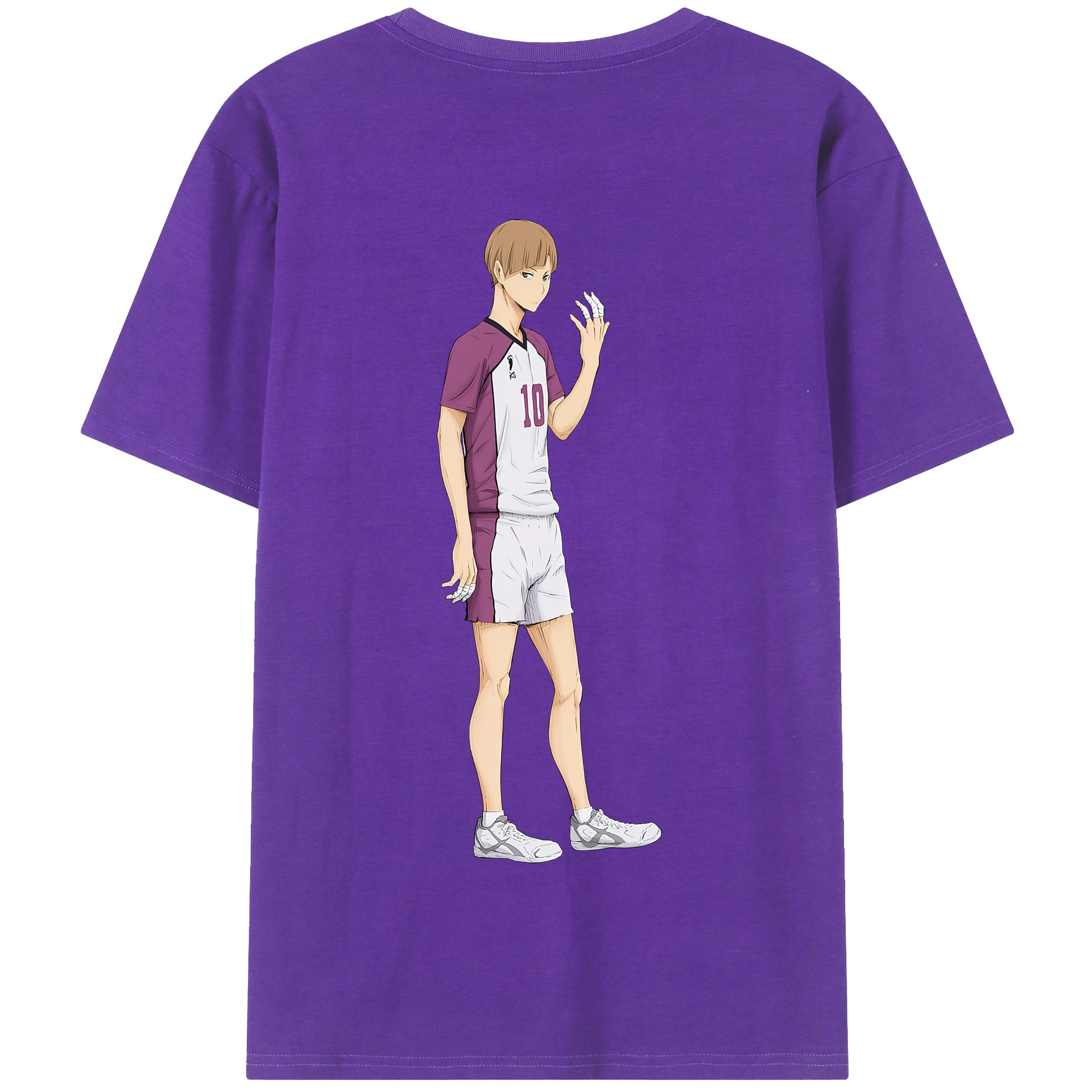 （画像用） ハイキュー!! Haikyu!! 綿100％半袖Tシャツ（背面プリント）