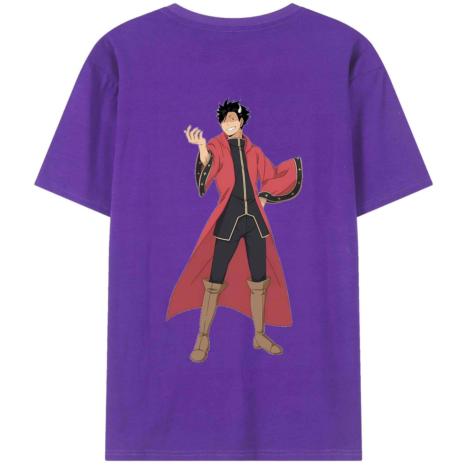 （画像用） ハイキュー!! Haikyu!! 綿100％半袖Tシャツ（背面プリント）