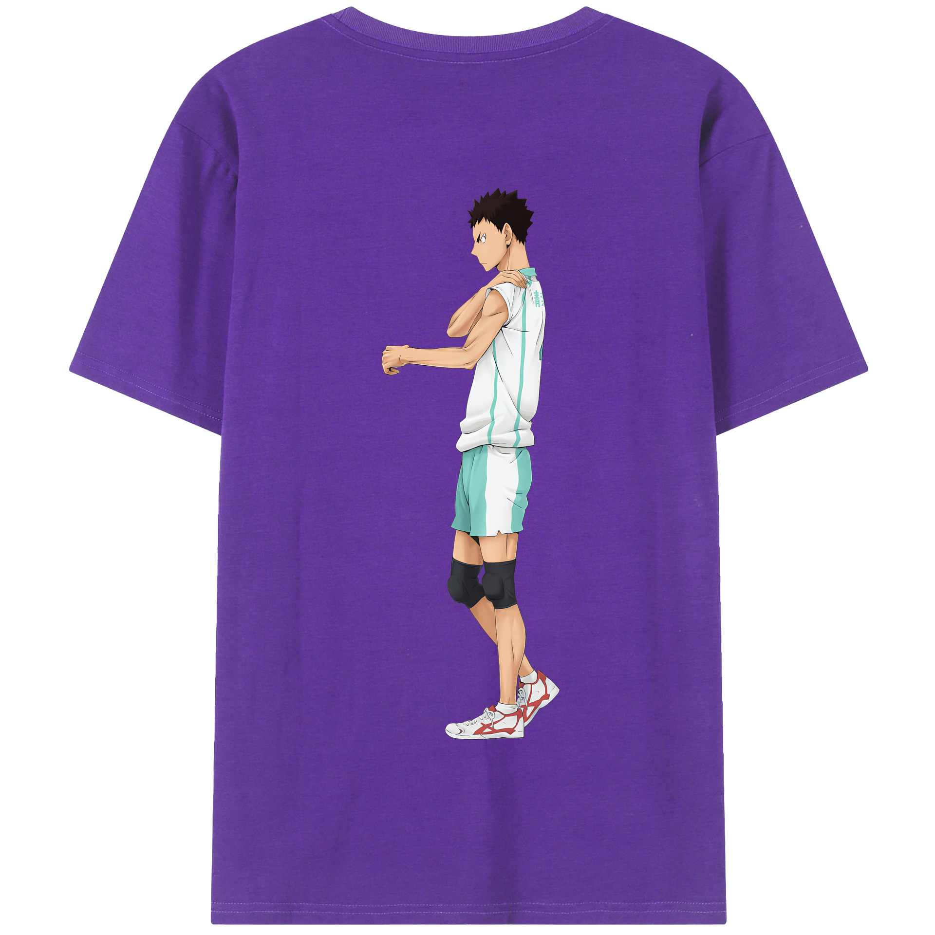 （画像用） ハイキュー!! Haikyu!! 綿100％半袖Tシャツ（背面プリント）