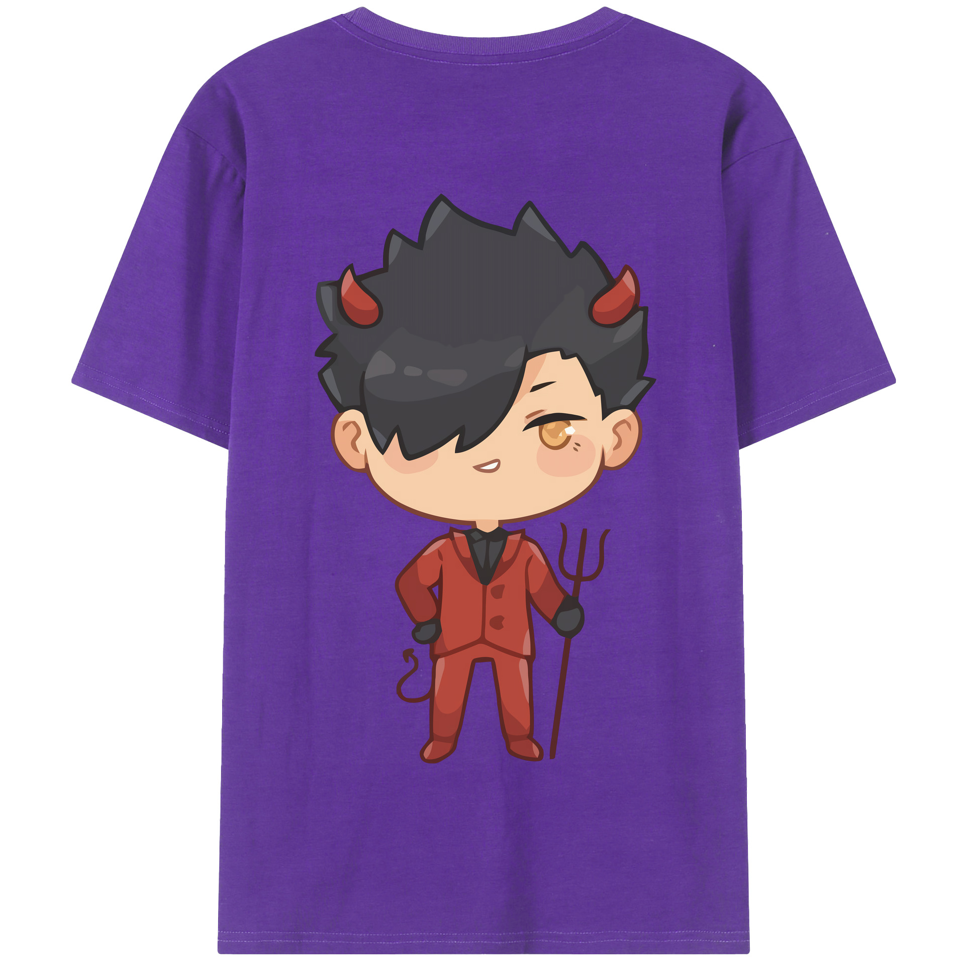 （画像用） ハイキュー!! Haikyu!! 綿100％半袖Tシャツ（背面プリント）