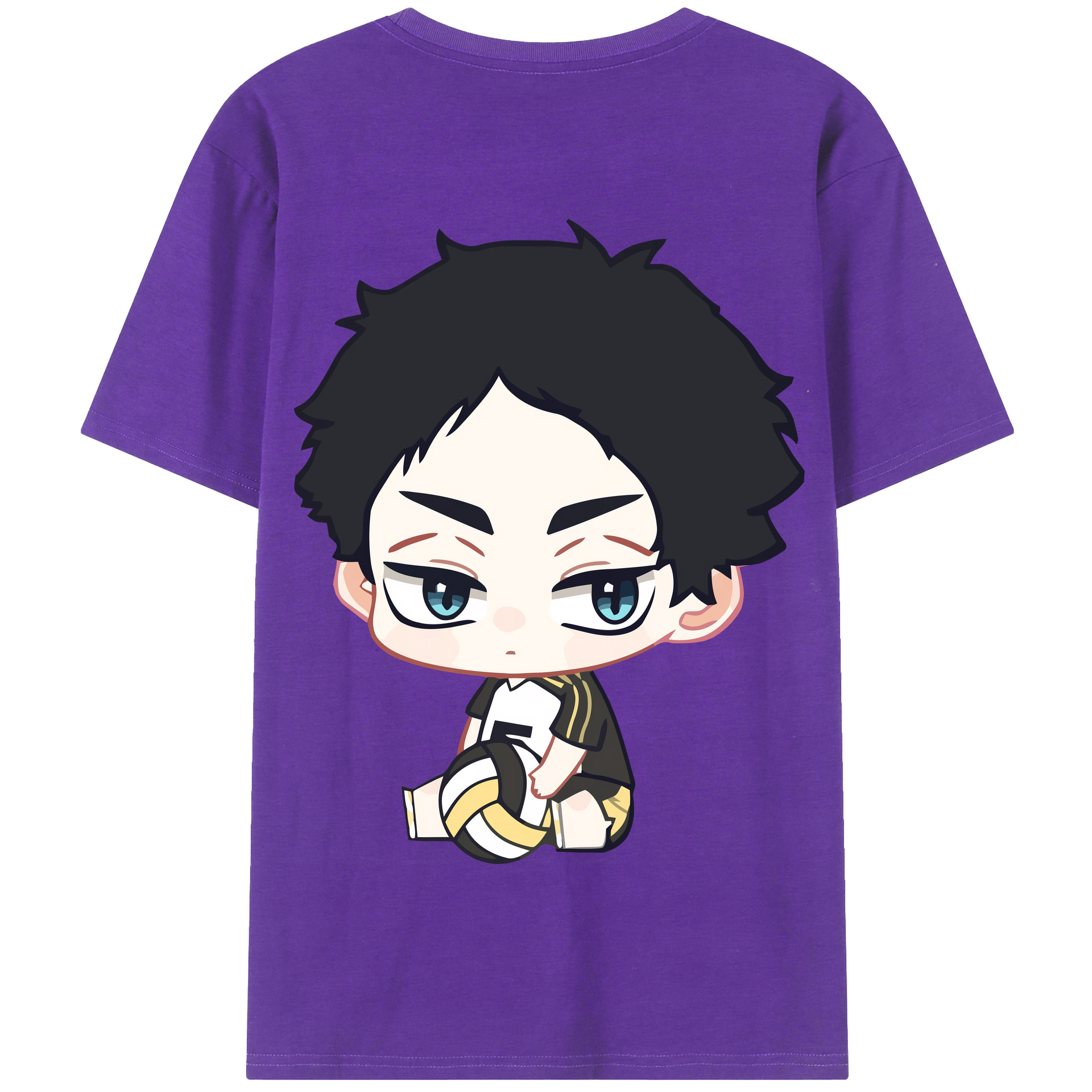 （画像用） ハイキュー!! Haikyu!! 綿100％半袖Tシャツ（背面プリント）