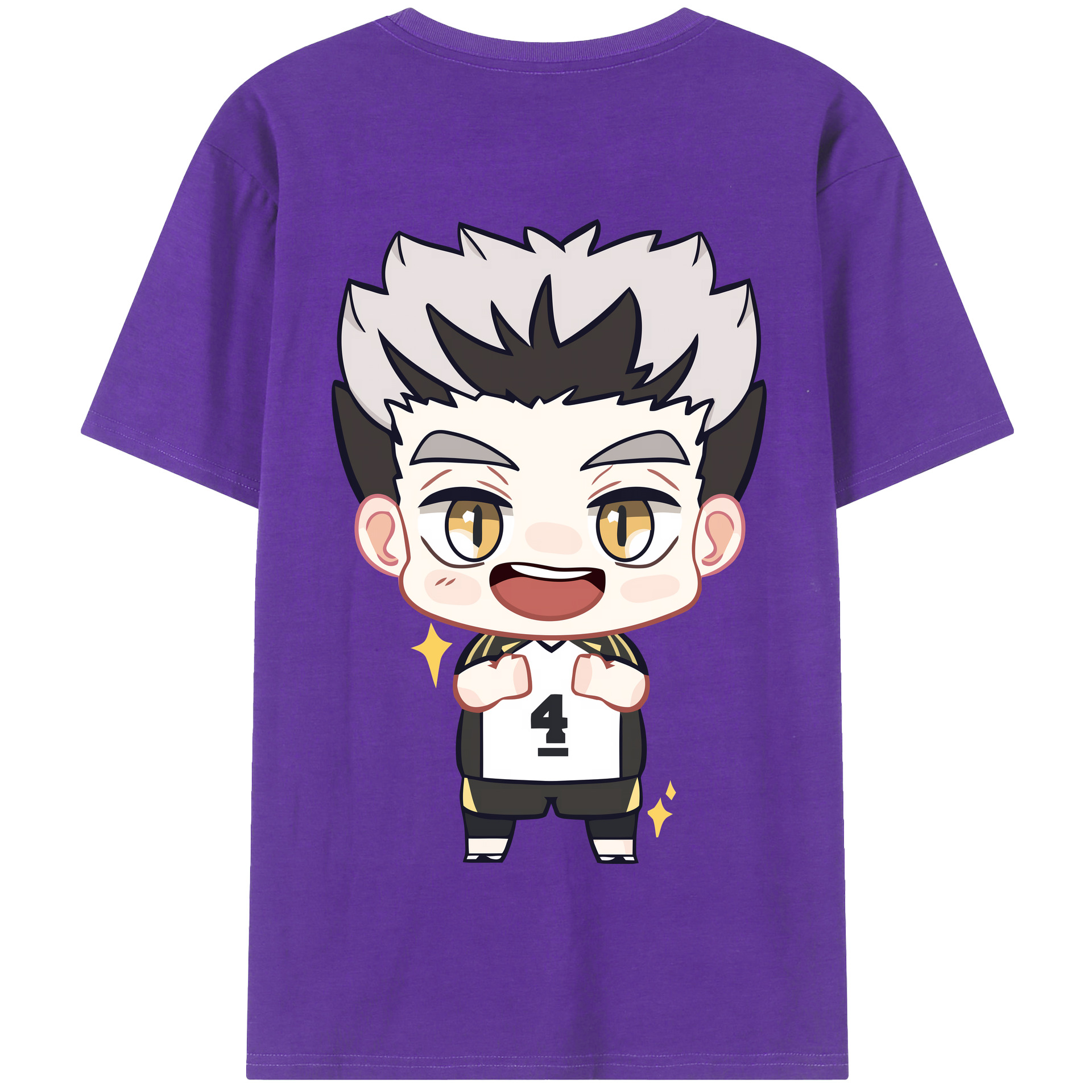 （画像用） ハイキュー!! Haikyu!! 綿100％半袖Tシャツ（背面プリント）
