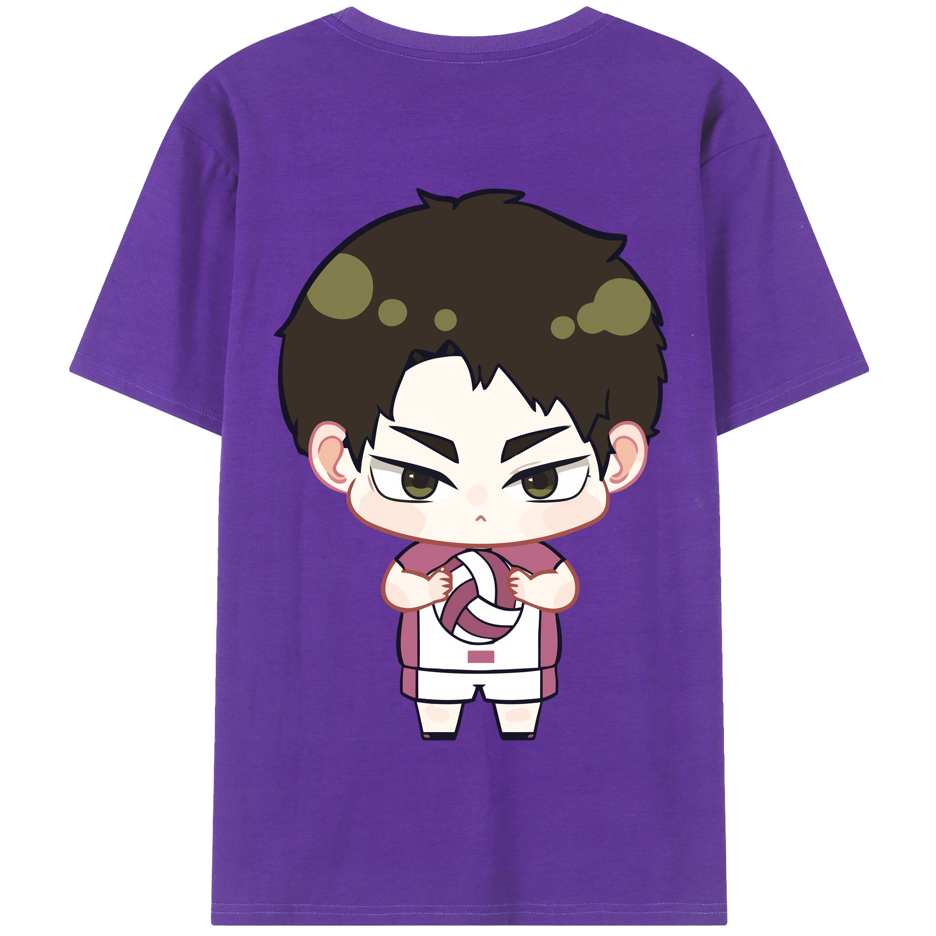 （画像用） ハイキュー!! Haikyu!! 綿100％半袖Tシャツ（背面プリント）