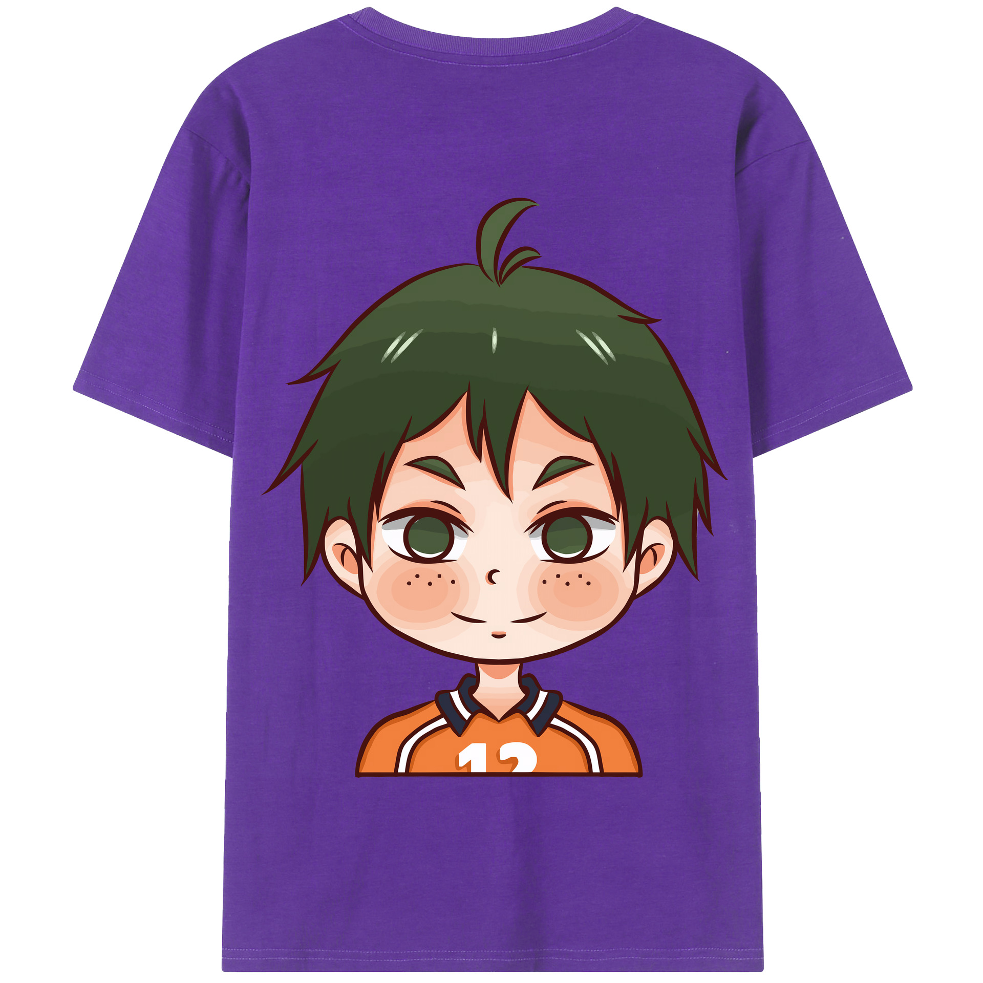 （画像用） ハイキュー!! Haikyu!! 綿100％半袖Tシャツ（背面プリント）