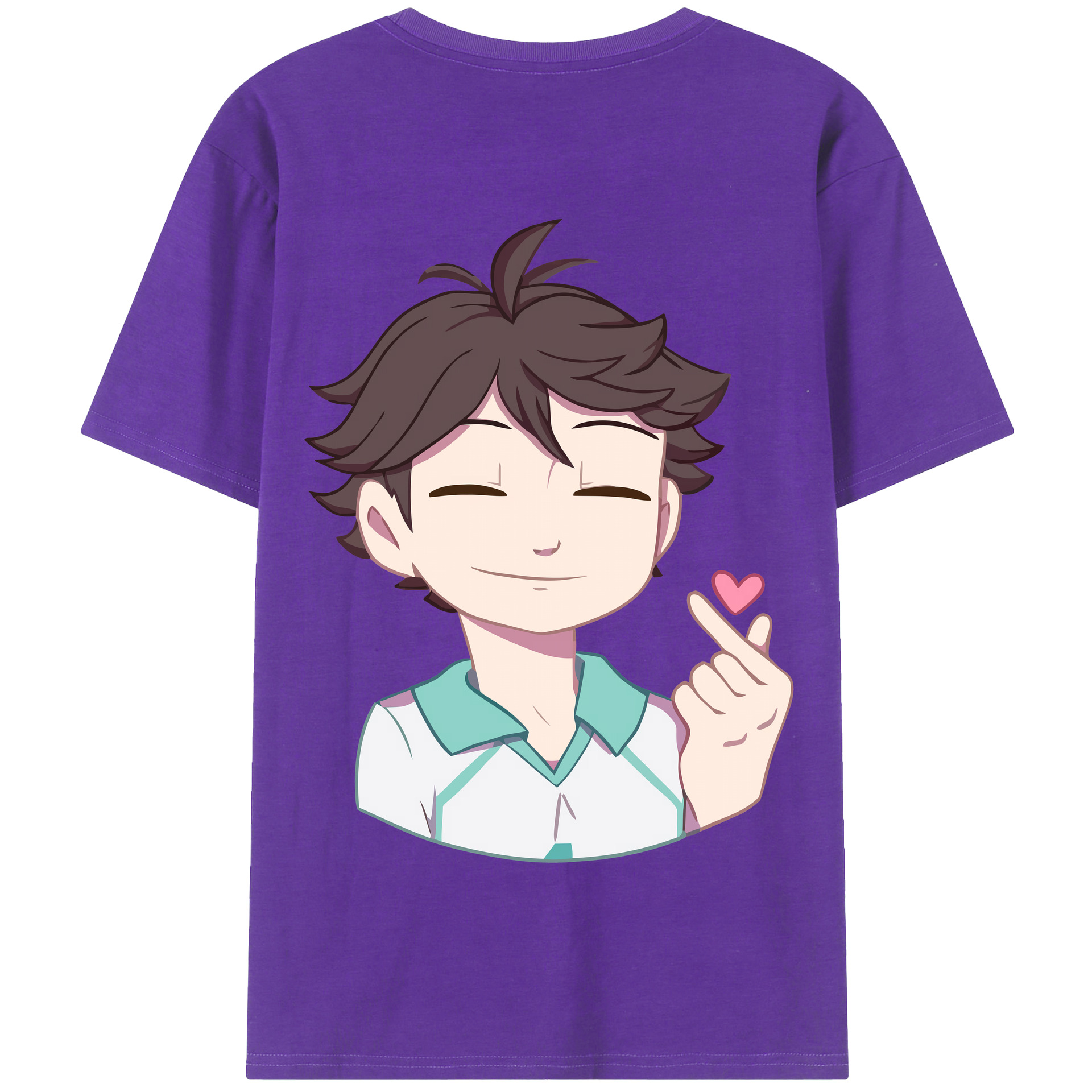 （画像用） ハイキュー!! Haikyu!! 綿100％半袖Tシャツ（背面プリント）