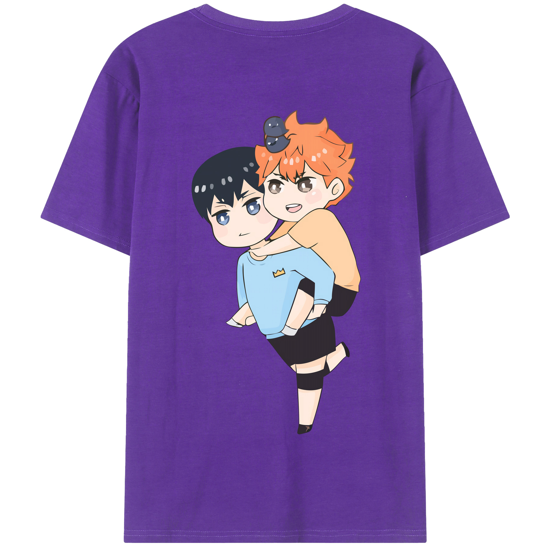 （画像用） ハイキュー!! Haikyu!! 綿100％半袖Tシャツ（背面プリント）