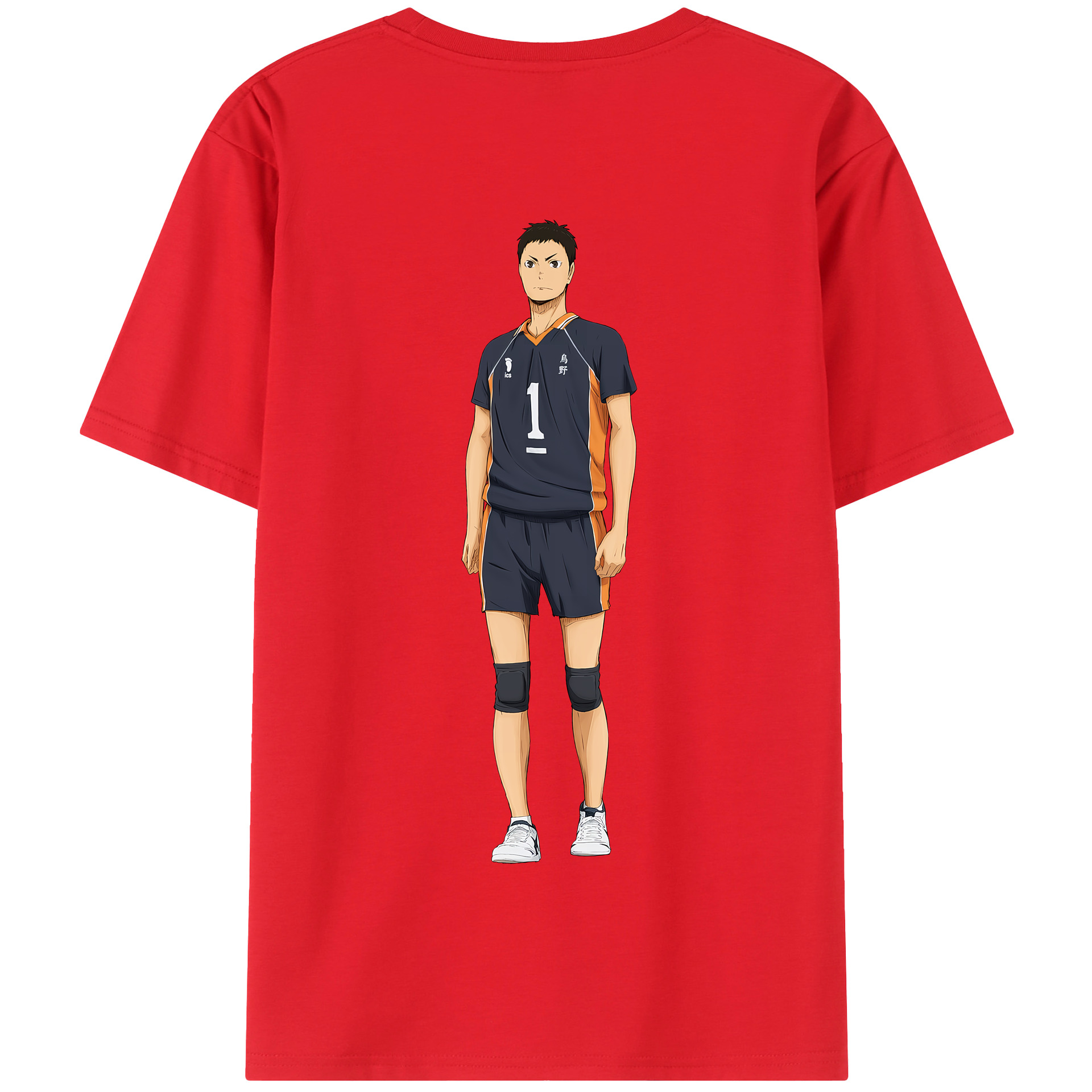 （画像用） ハイキュー!! Haikyu!! 綿100％半袖Tシャツ（背面プリント）