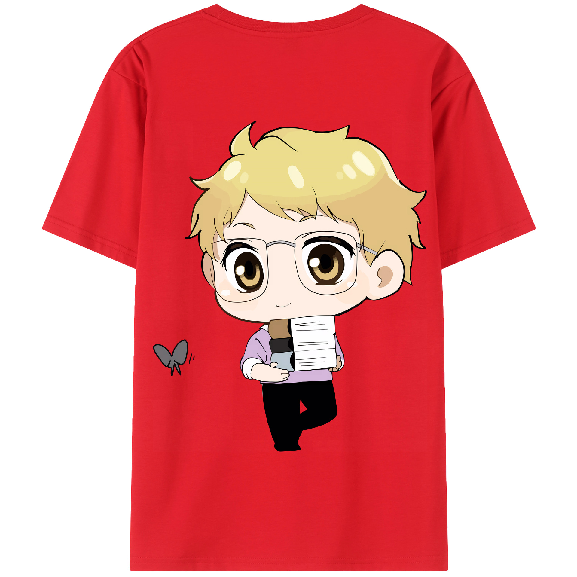 （画像用） ハイキュー!! Haikyu!! 綿100％半袖Tシャツ（背面プリント）