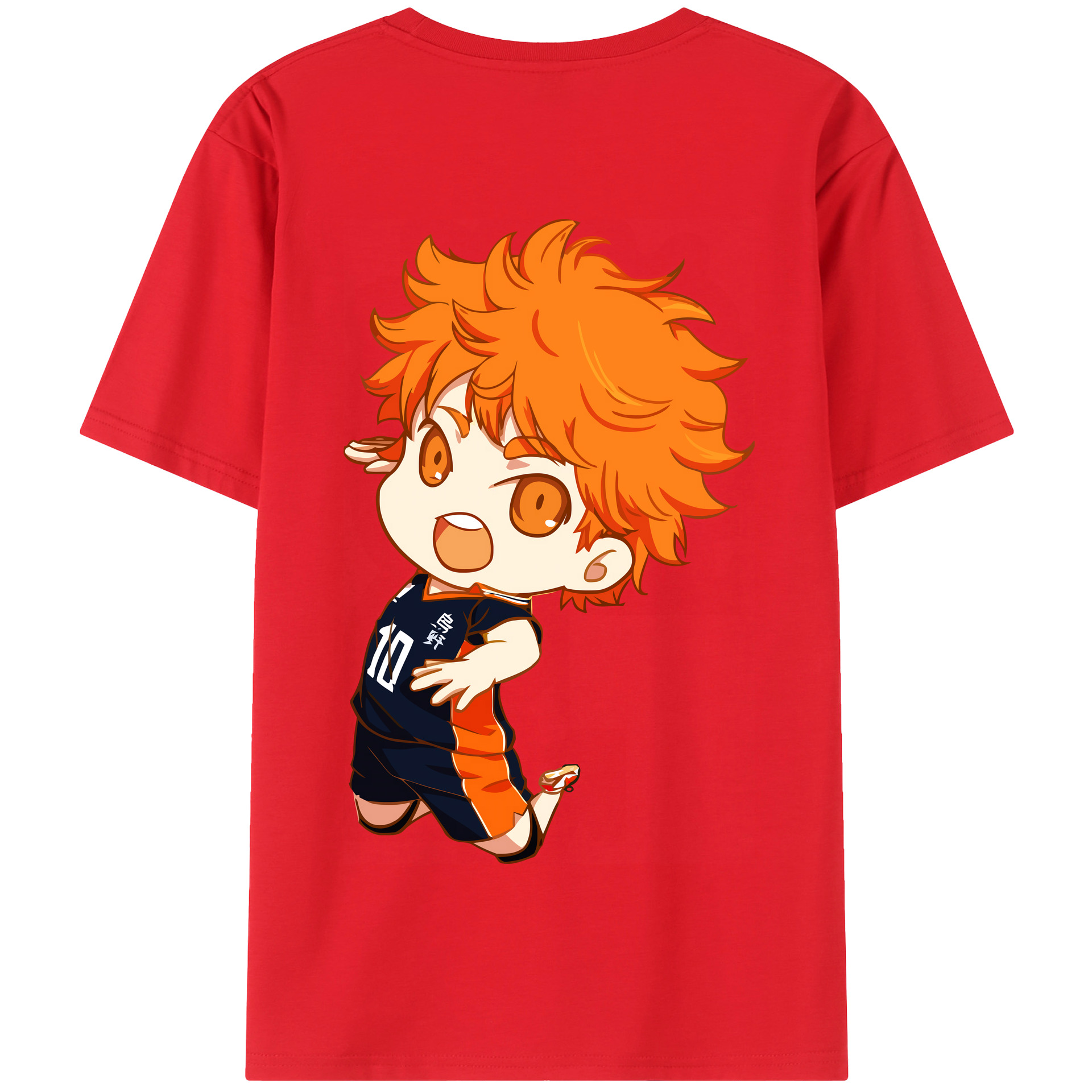 （画像用） ハイキュー!! Haikyu!! 綿100％半袖Tシャツ（背面プリント）
