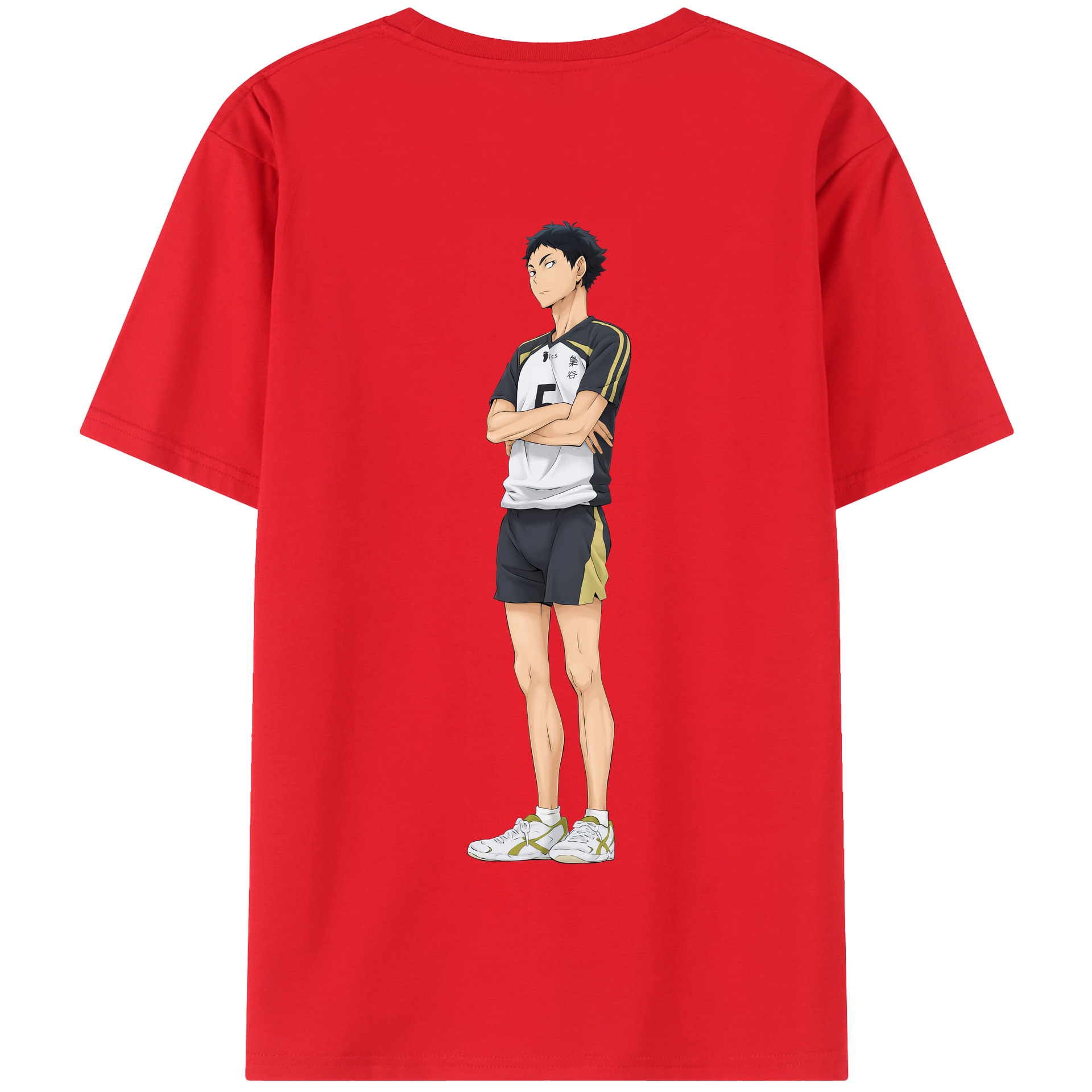 （画像用） ハイキュー!! Haikyu!! 綿100％半袖Tシャツ（背面プリント）