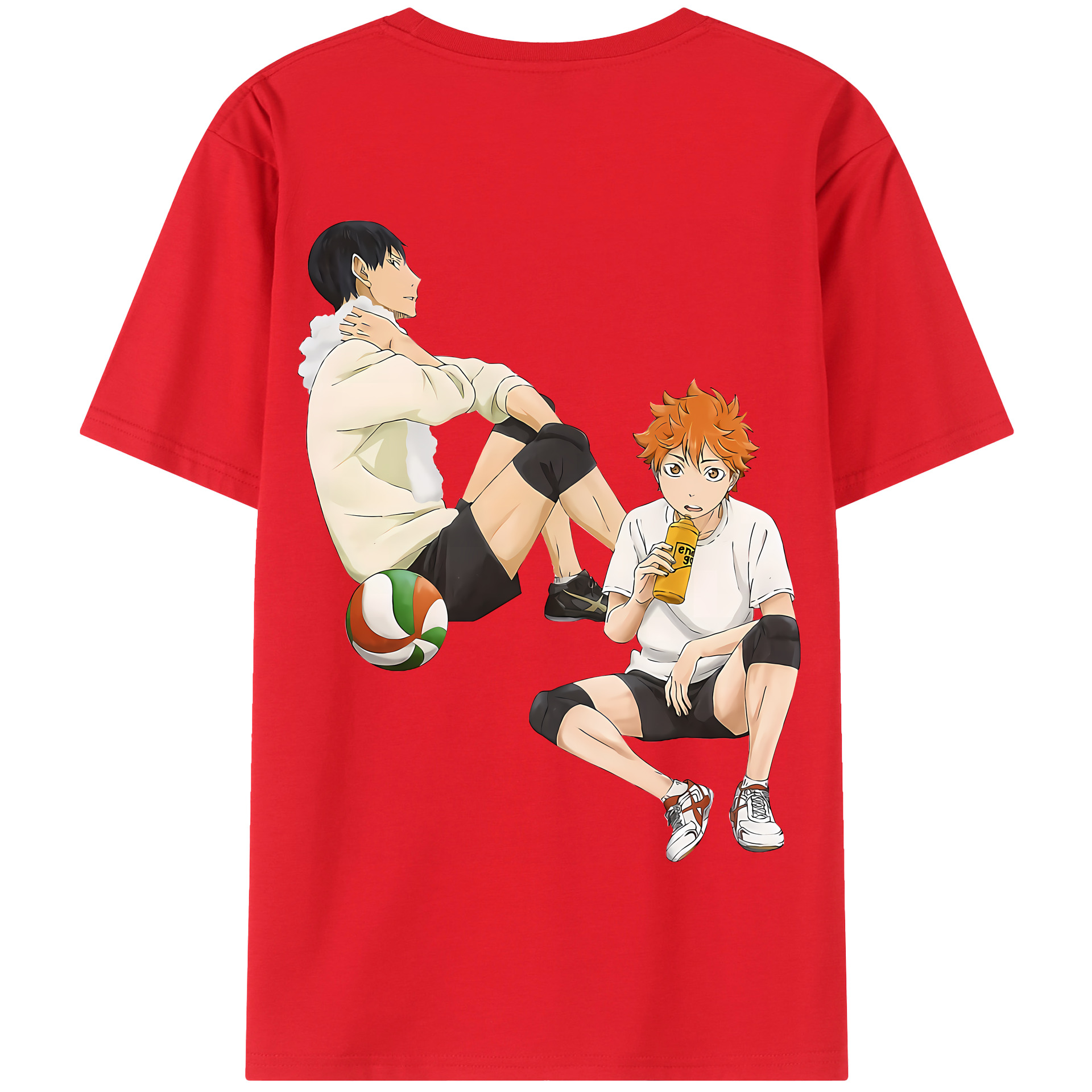 （画像用） ハイキュー!! Haikyu!! 綿100％半袖Tシャツ（背面プリント）