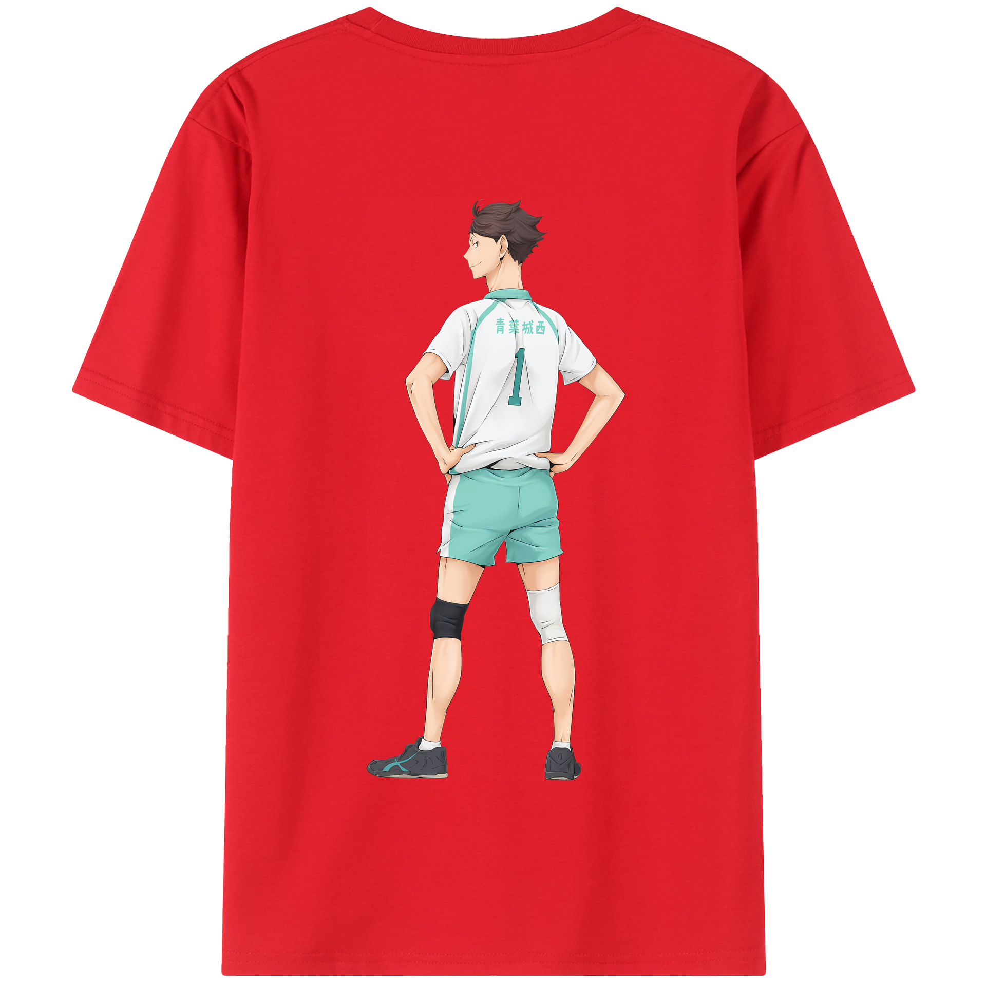 （画像用） ハイキュー!! Haikyu!! 綿100％半袖Tシャツ（背面プリント）