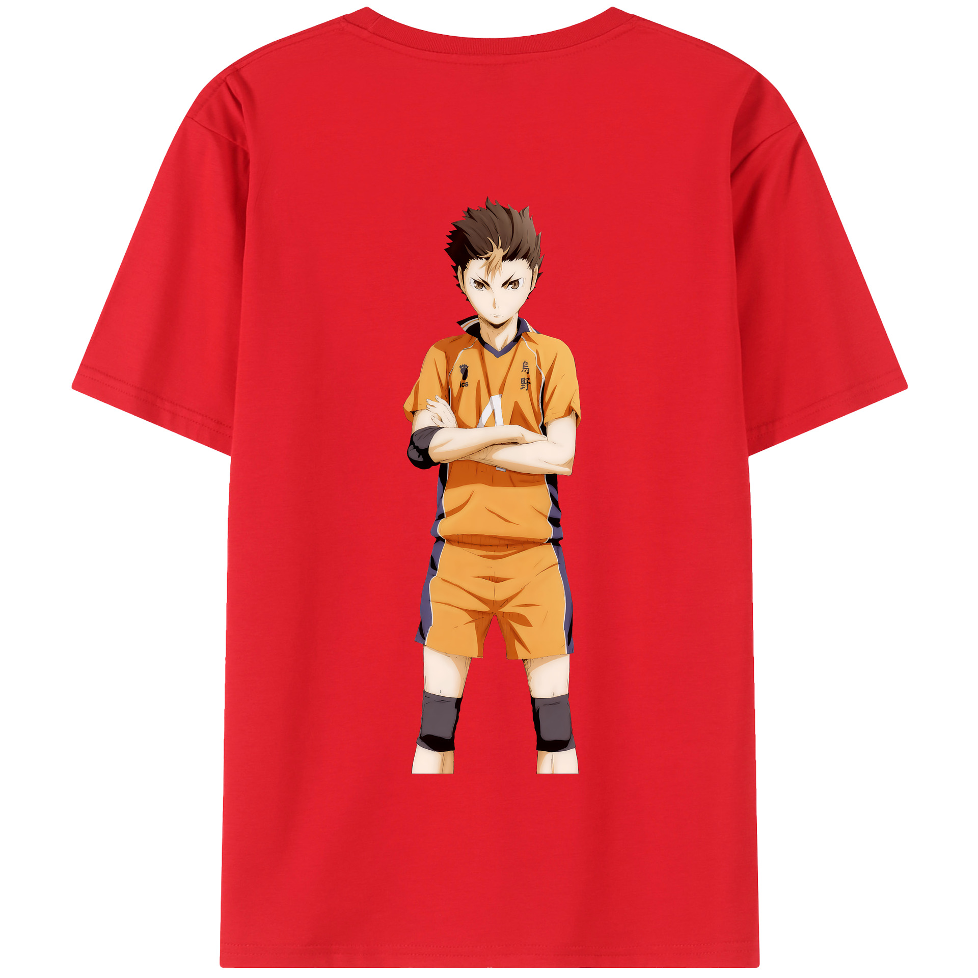 （画像用） ハイキュー!! Haikyu!! 綿100％半袖Tシャツ（背面プリント）
