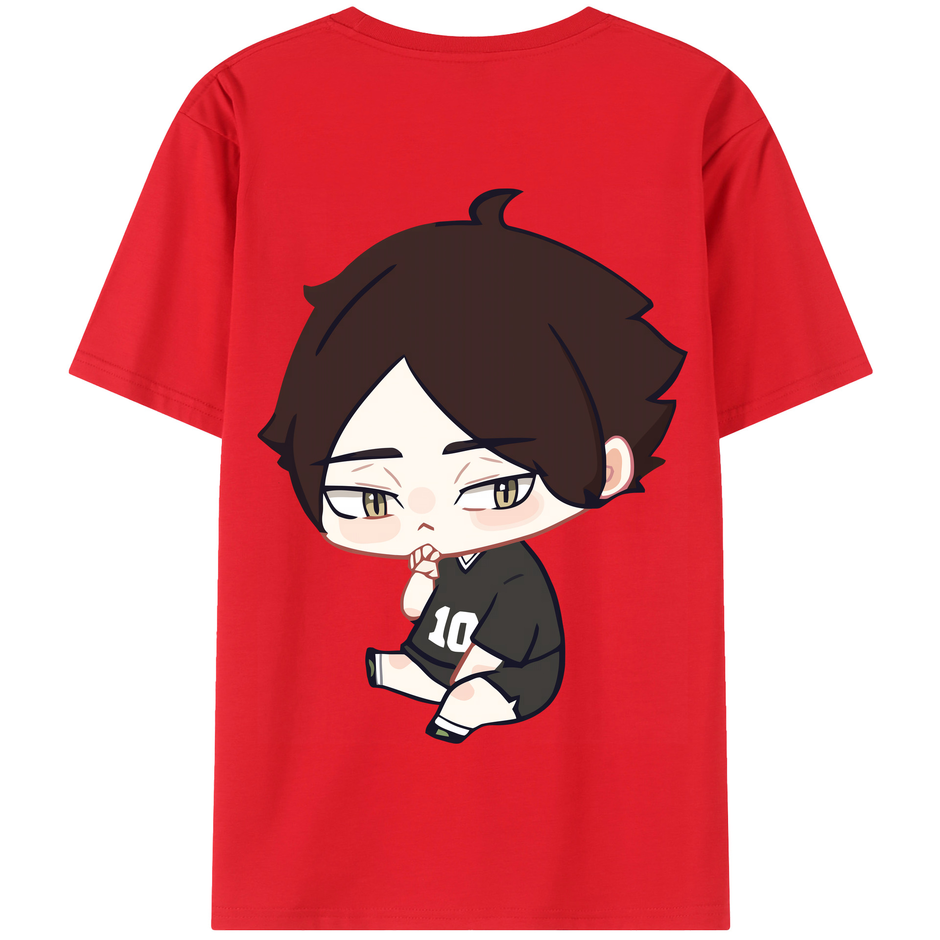 （画像用） ハイキュー!! Haikyu!! 綿100％半袖Tシャツ（背面プリント）