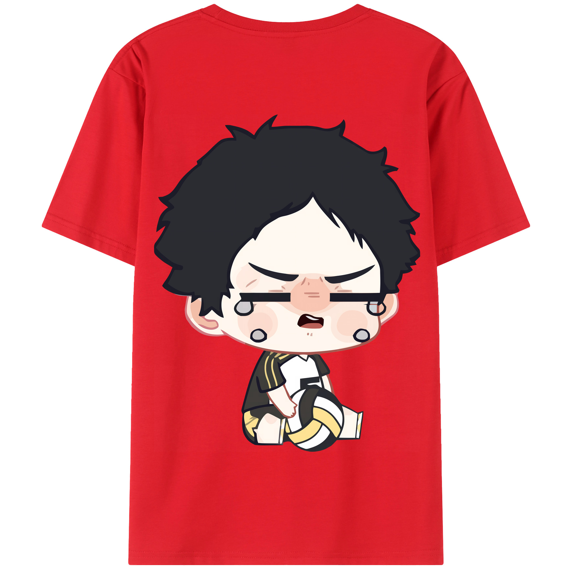 （画像用） ハイキュー!! Haikyu!! 綿100％半袖Tシャツ（背面プリント）