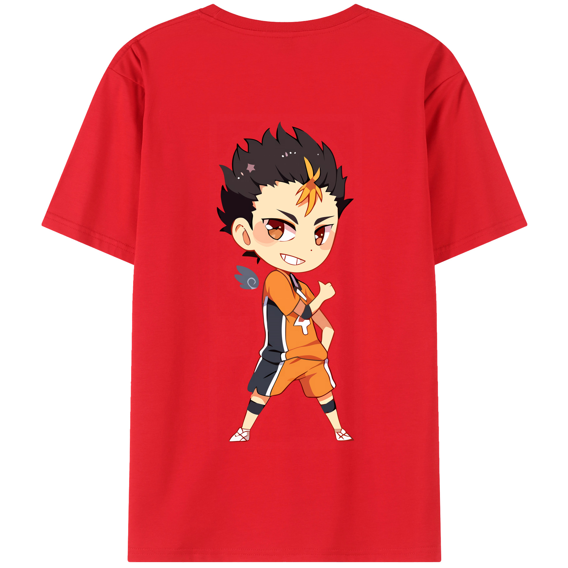 （画像用） ハイキュー!! Haikyu!! 綿100％半袖Tシャツ（背面プリント）
