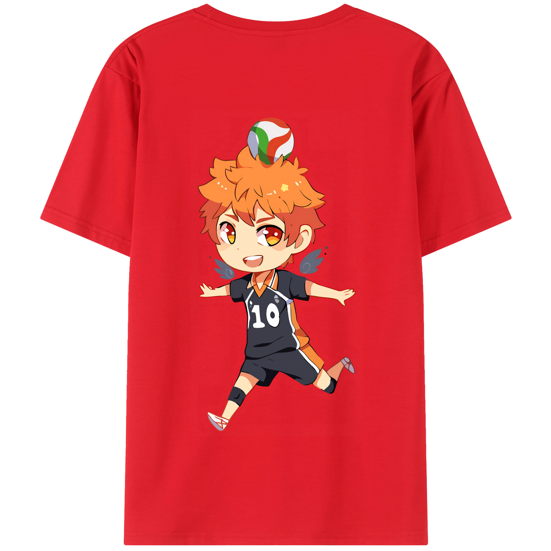 （画像用） ハイキュー!! Haikyu!! 綿100％半袖Tシャツ（背面プリント）