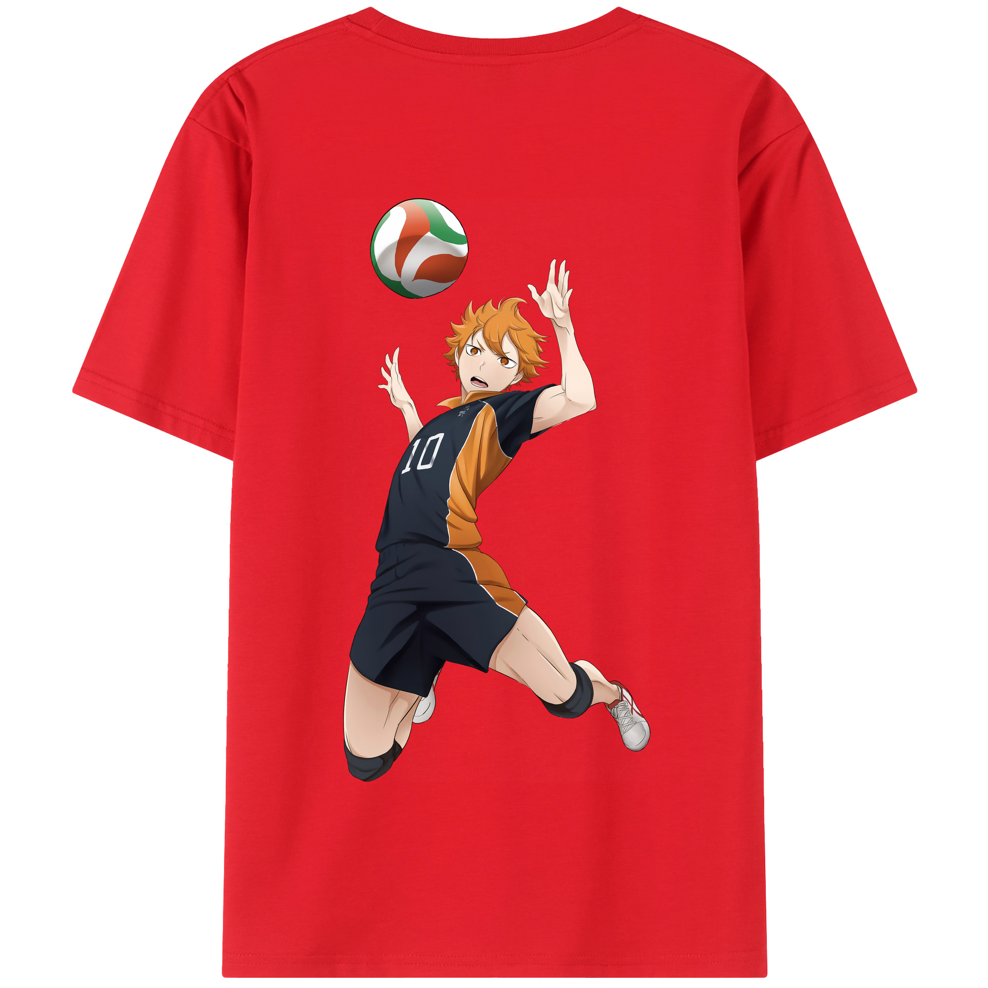 （画像用） ハイキュー!! Haikyu!! 綿100％半袖Tシャツ（背面プリント）