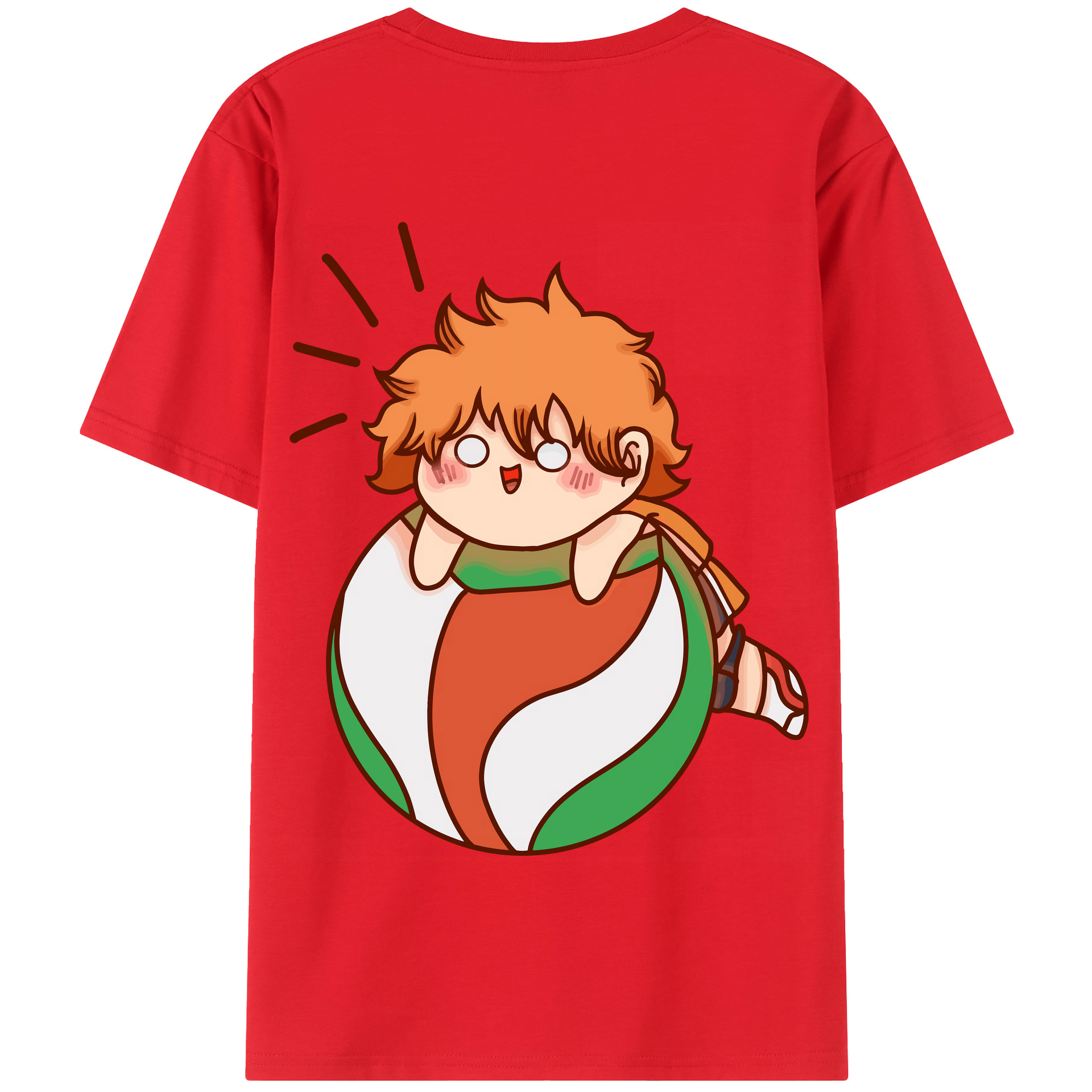（画像用） ハイキュー!! Haikyu!! 綿100％半袖Tシャツ（背面プリント）