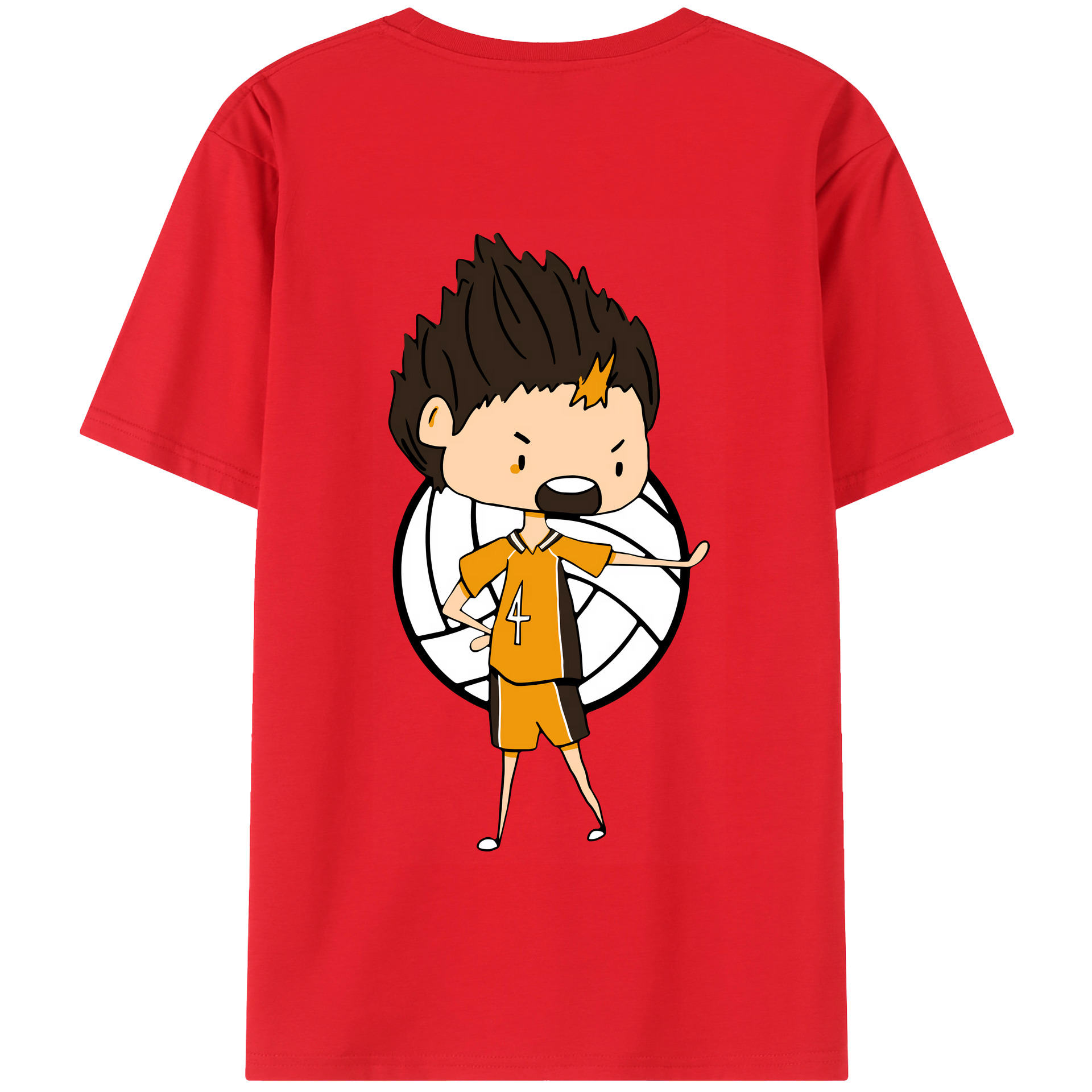（画像用） ハイキュー!! Haikyu!! 綿100％半袖Tシャツ（背面プリント）