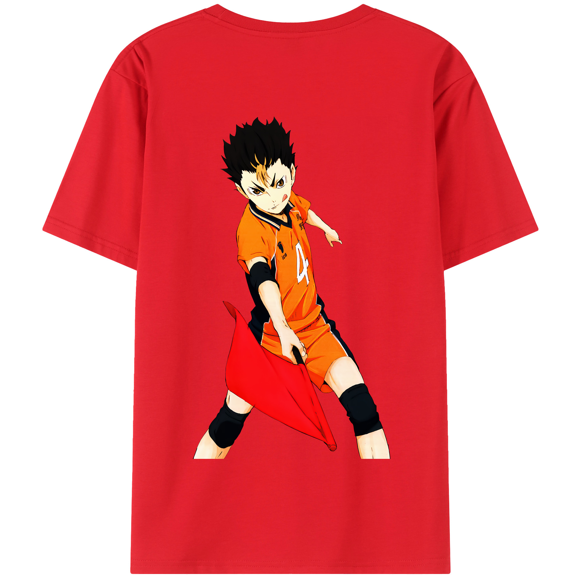 （画像用） ハイキュー!! Haikyu!! 綿100％半袖Tシャツ（背面プリント）