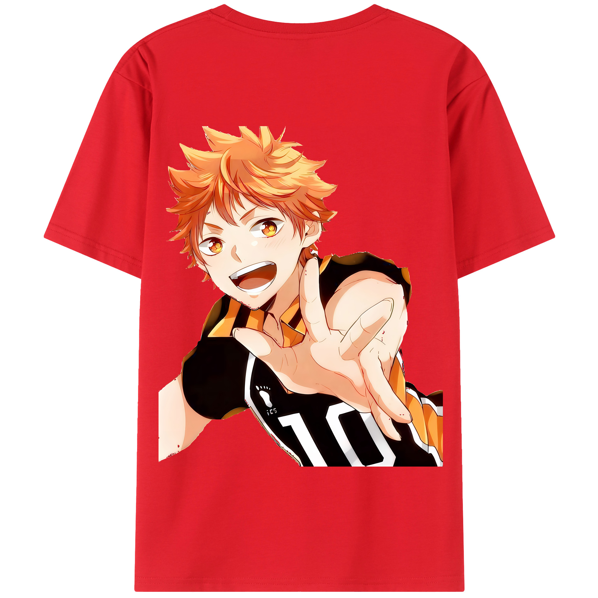 （画像用） ハイキュー!! Haikyu!! 綿100％半袖Tシャツ（背面プリント）