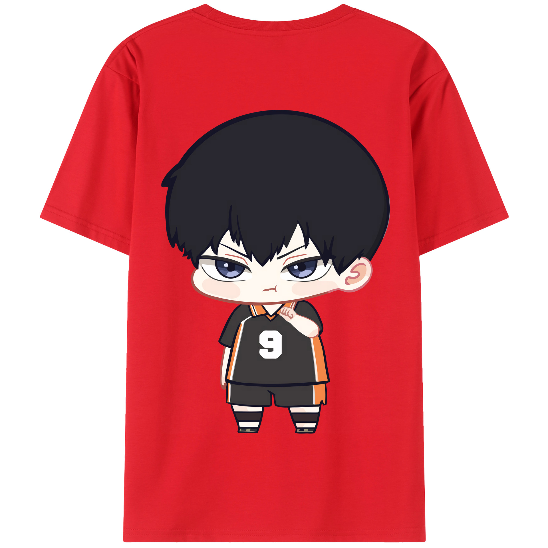 （画像用） ハイキュー!! Haikyu!! 綿100％半袖Tシャツ（背面プリント）