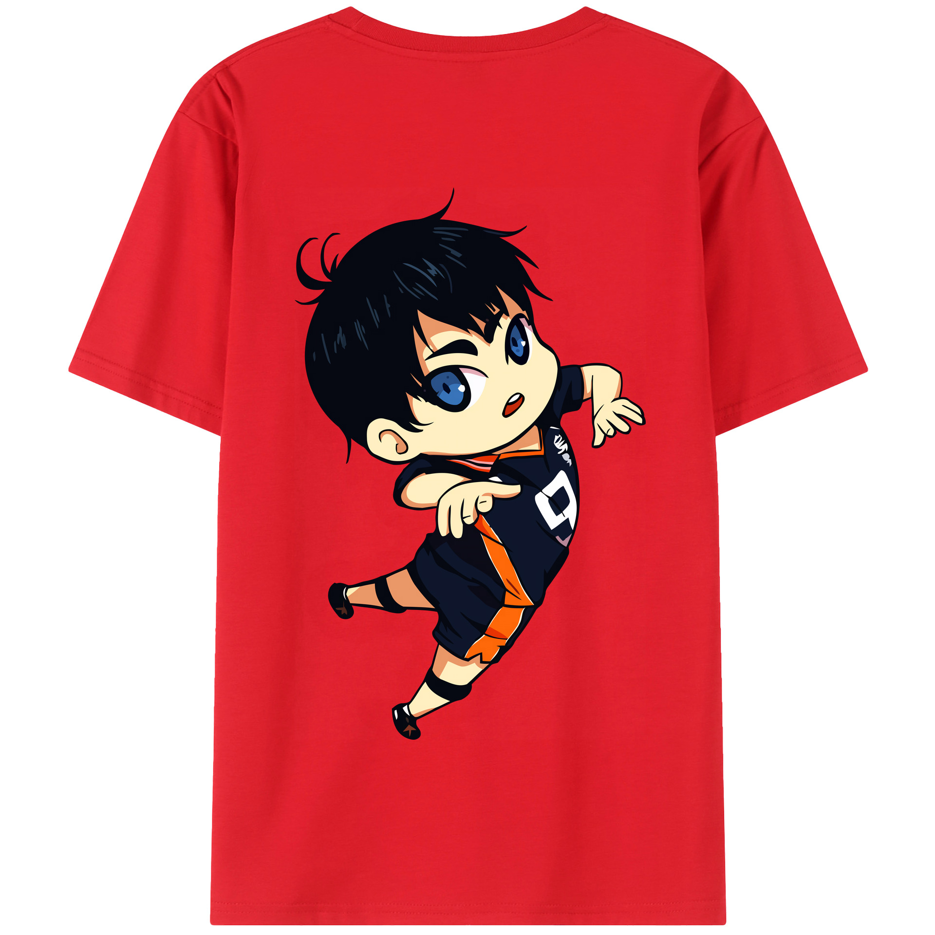 （画像用） ハイキュー!! Haikyu!! 綿100％半袖Tシャツ（背面プリント）