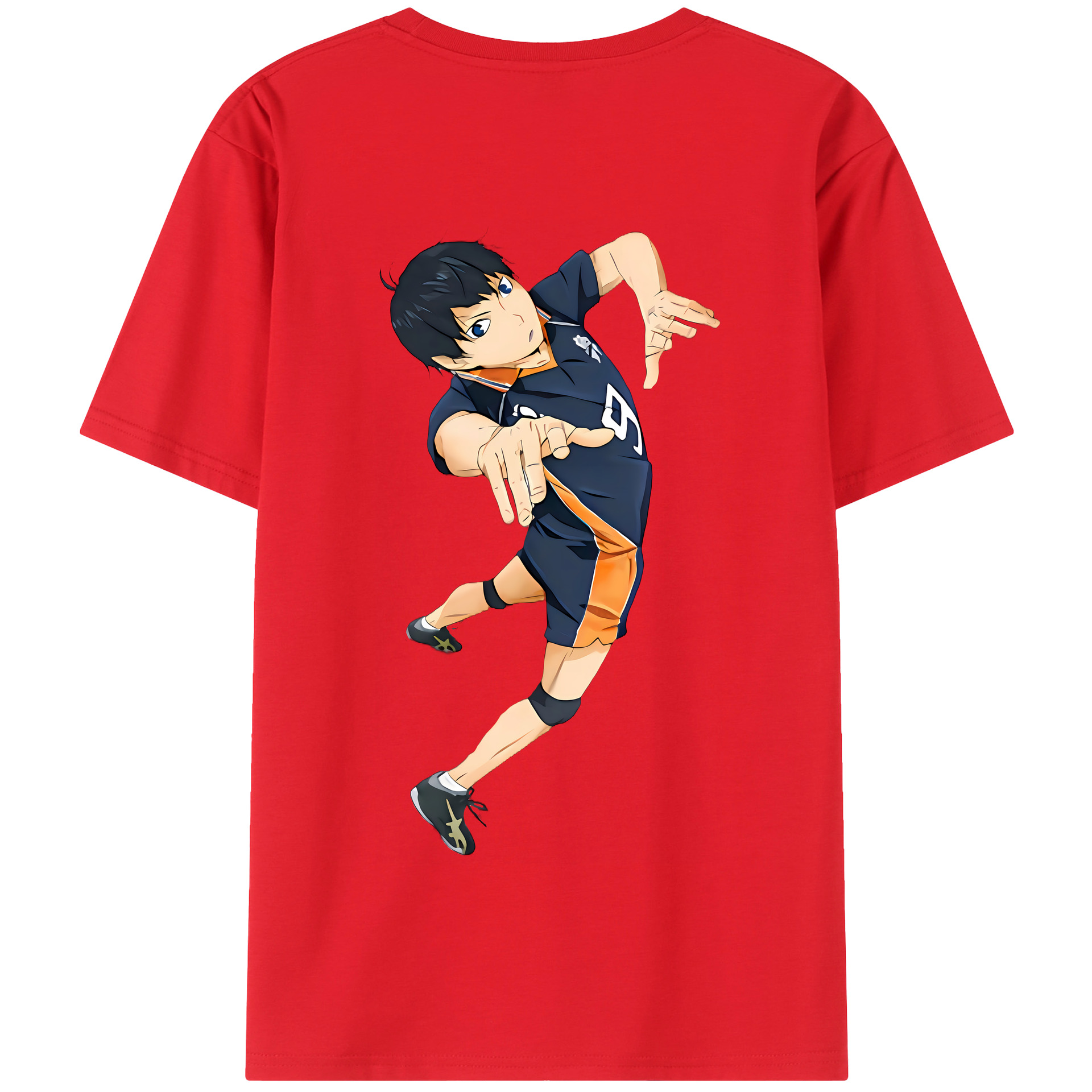 （画像用） ハイキュー!! Haikyu!! 綿100％半袖Tシャツ（背面プリント）