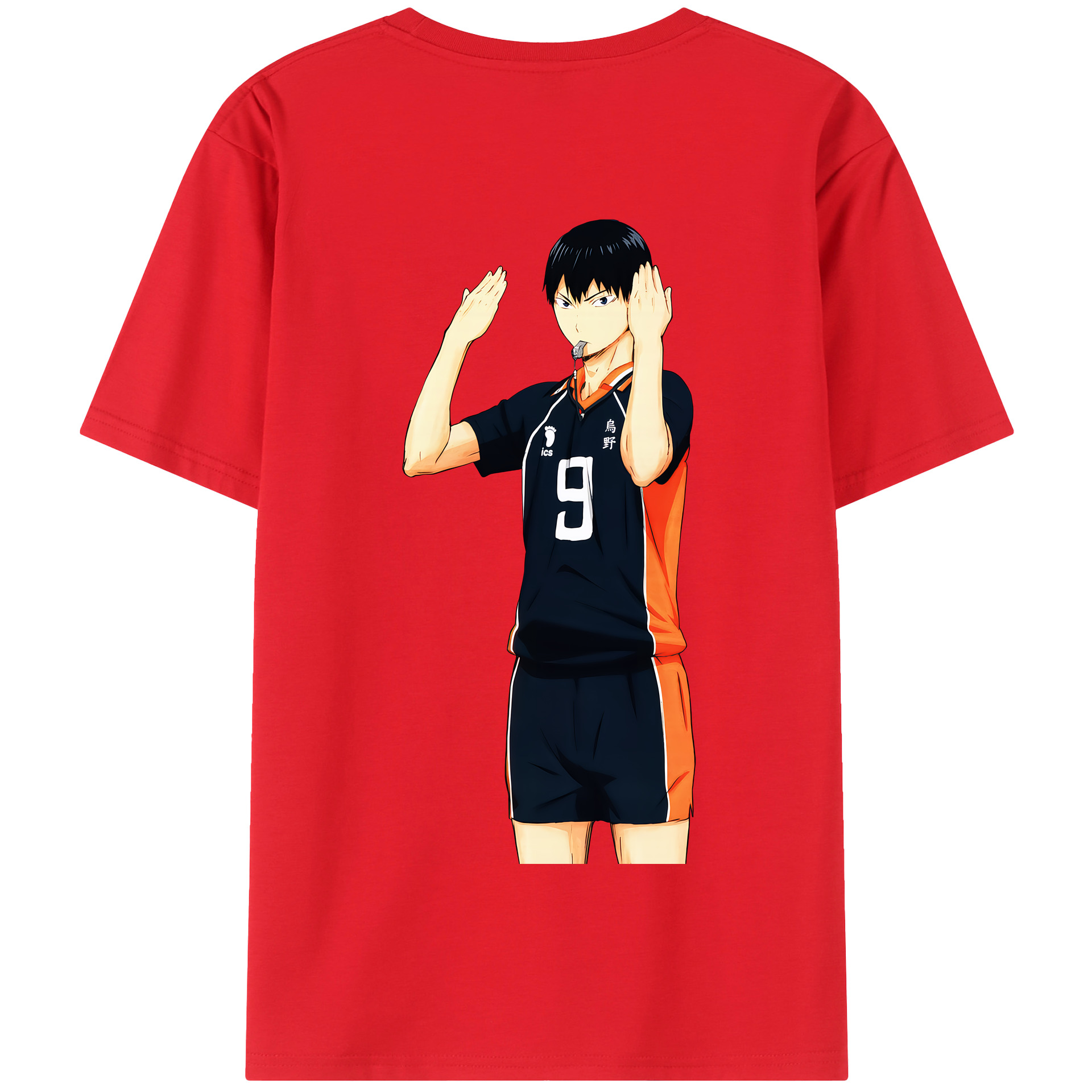 （画像用） ハイキュー!! Haikyu!! 綿100％半袖Tシャツ（背面プリント）