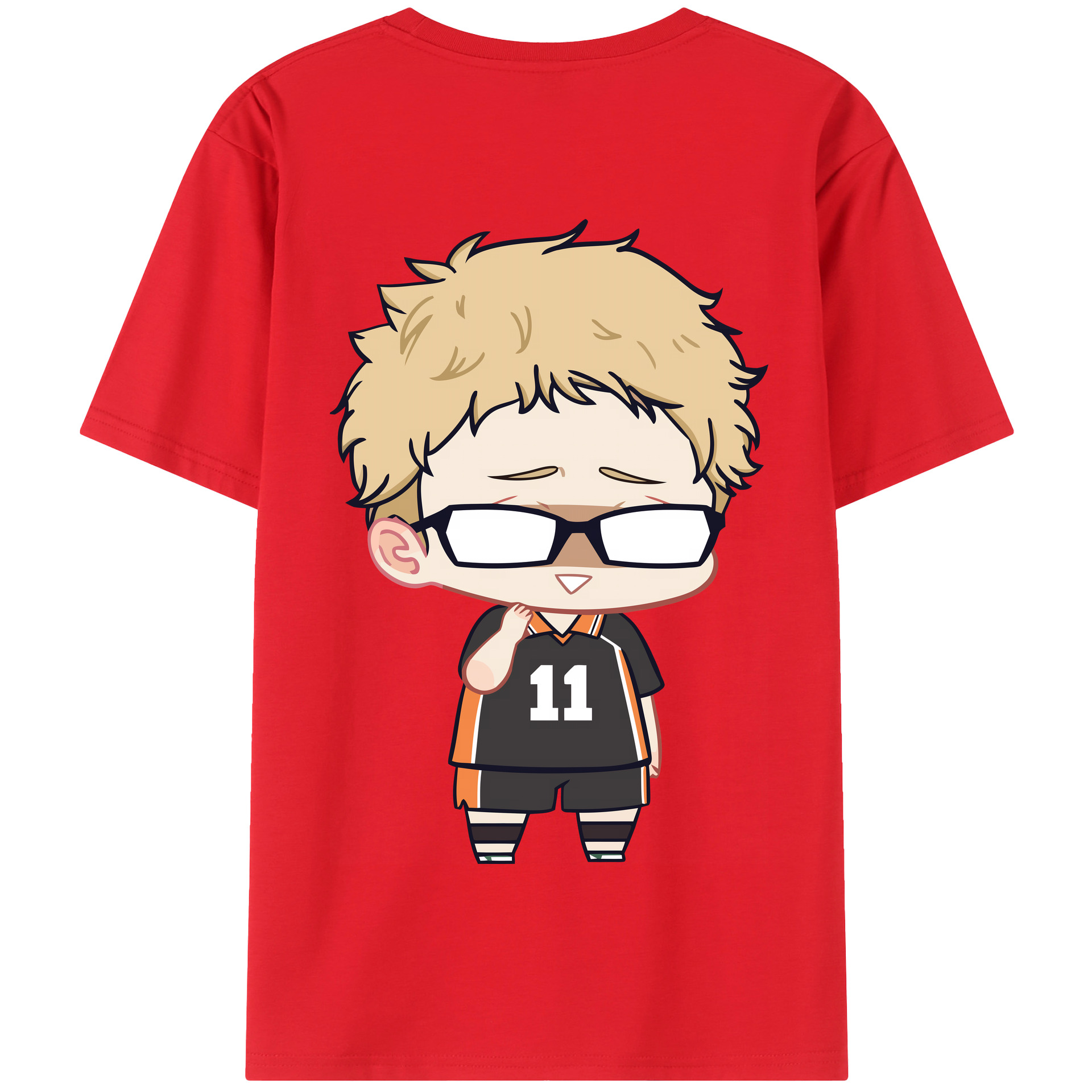 （画像用） ハイキュー!! Haikyu!! 綿100％半袖Tシャツ（背面プリント）