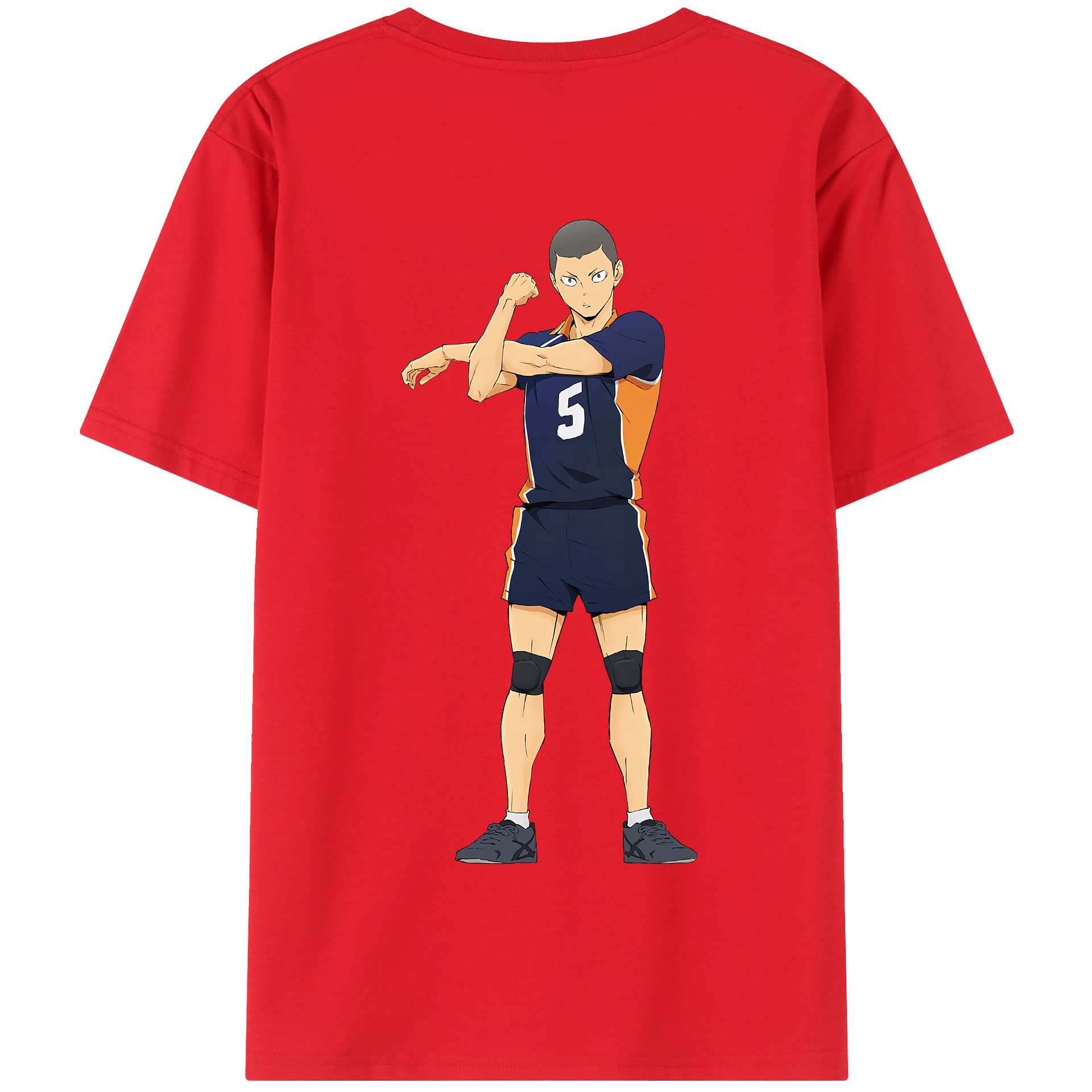 （画像用） ハイキュー!! Haikyu!! 綿100％半袖Tシャツ（背面プリント）