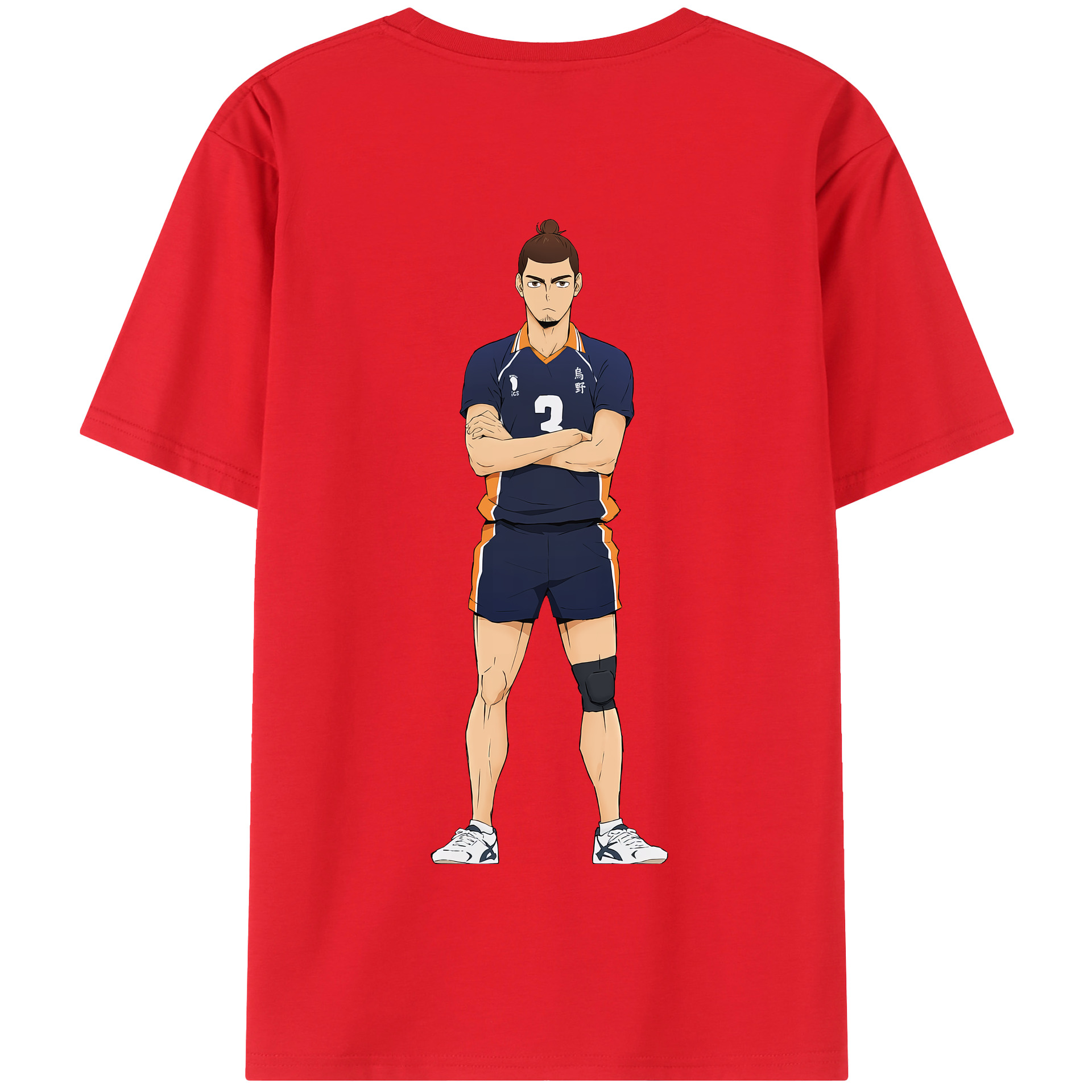 （画像用） ハイキュー!! Haikyu!! 綿100％半袖Tシャツ（背面プリント）