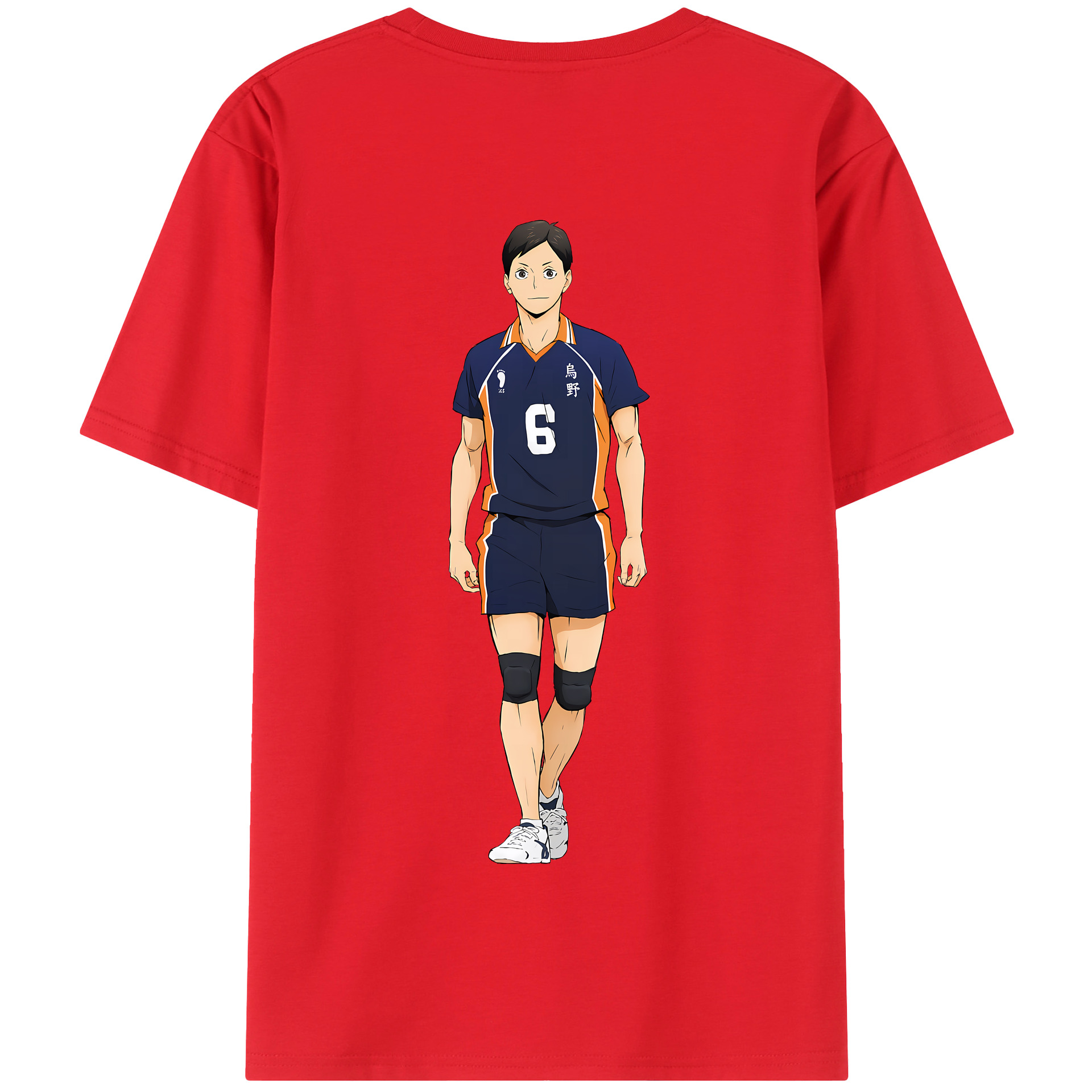 （画像用） ハイキュー!! Haikyu!! 綿100％半袖Tシャツ（背面プリント）