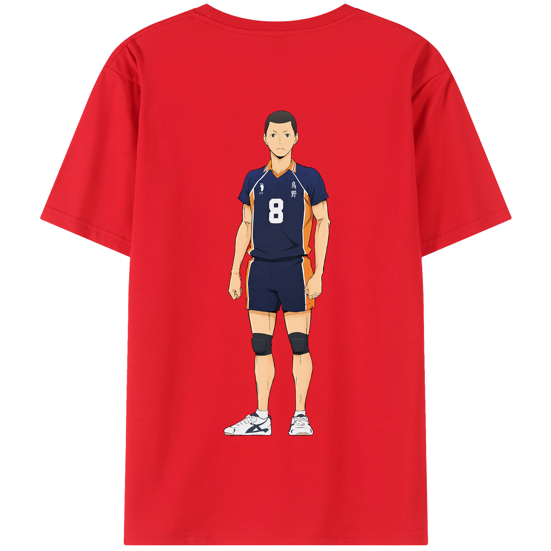 （画像用） ハイキュー!! Haikyu!! 綿100％半袖Tシャツ（背面プリント）