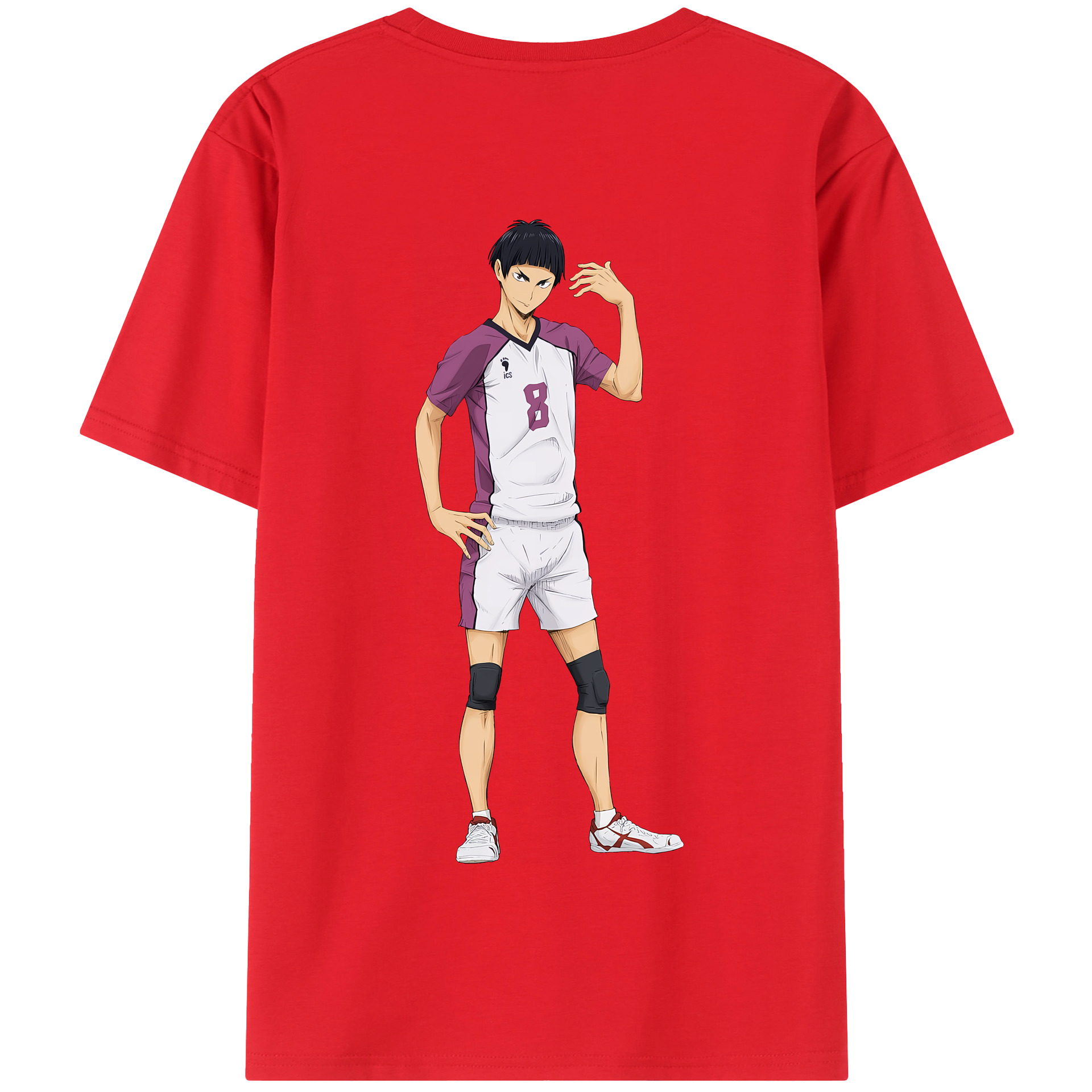 （画像用） ハイキュー!! Haikyu!! 綿100％半袖Tシャツ（背面プリント）