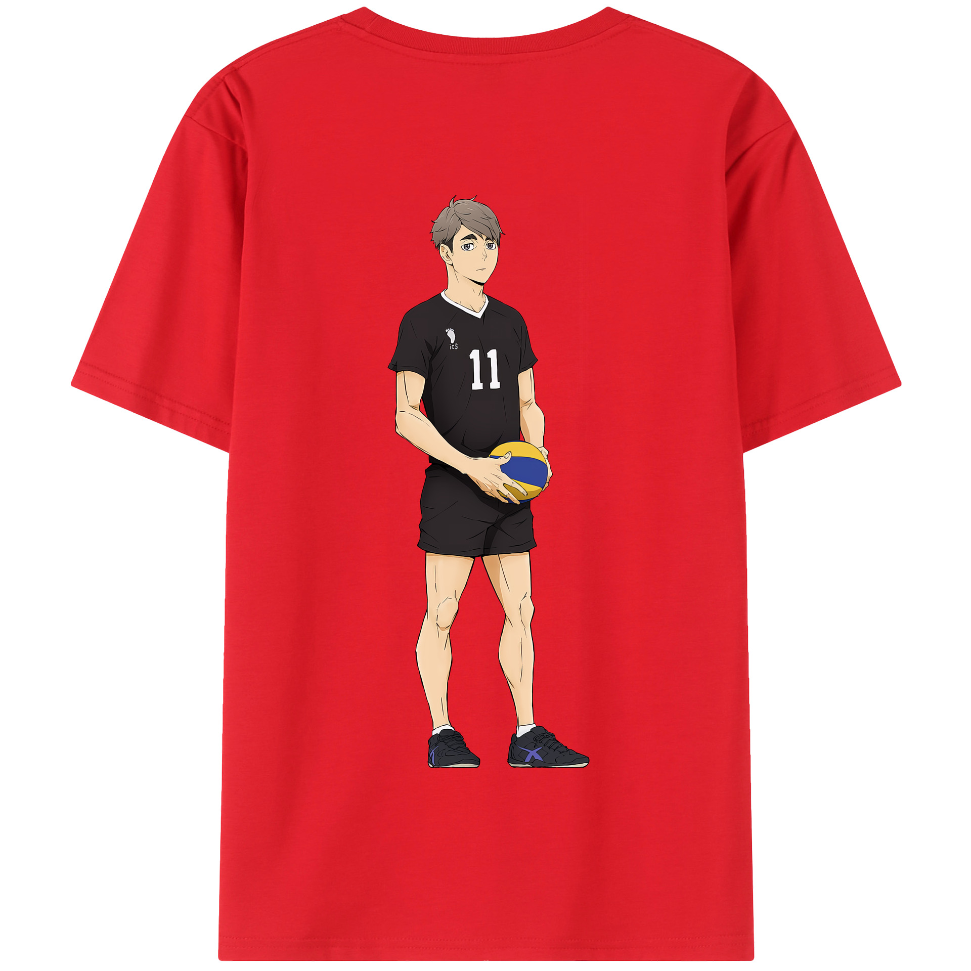 （画像用） ハイキュー!! Haikyu!! 綿100％半袖Tシャツ（背面プリント）