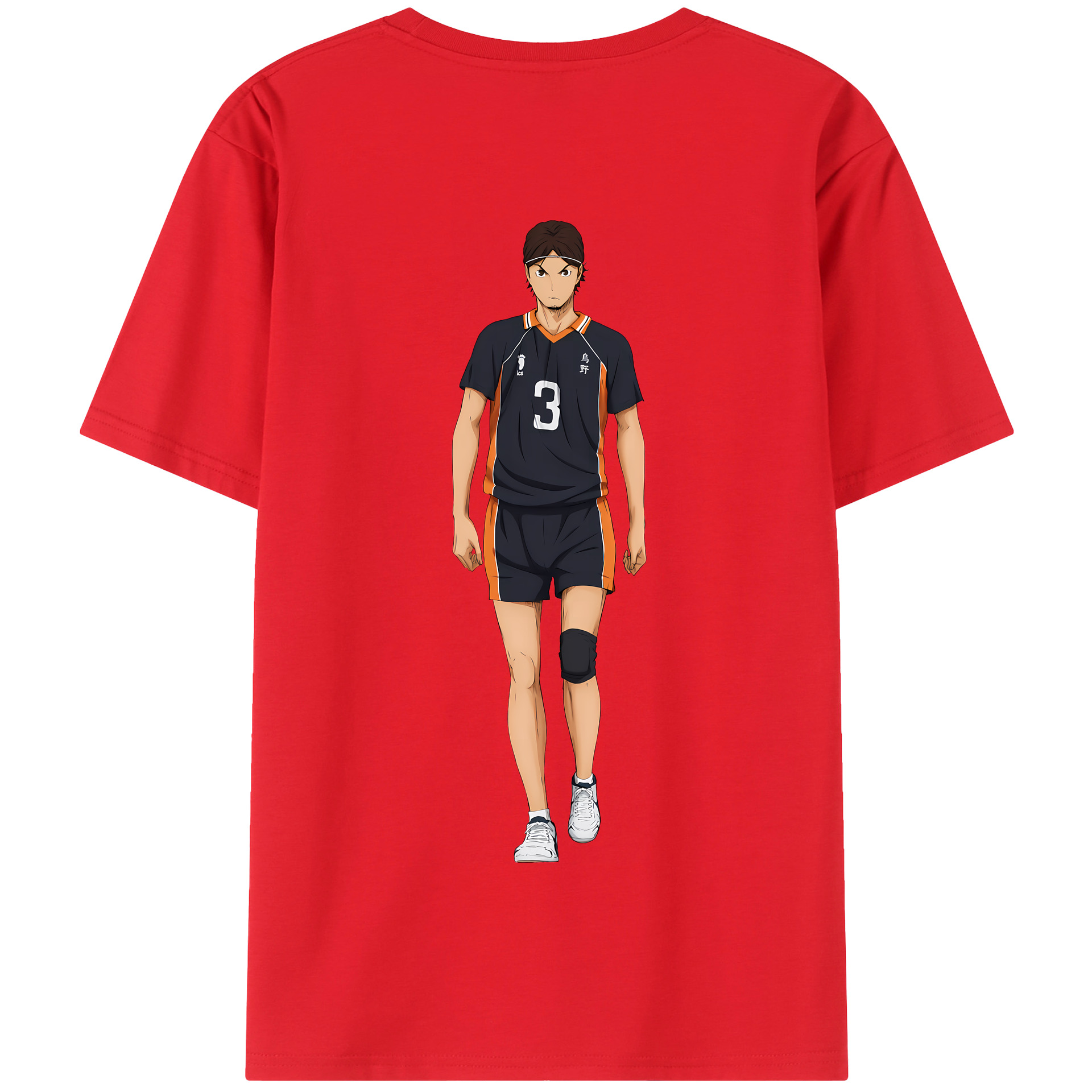 （画像用） ハイキュー!! Haikyu!! 綿100％半袖Tシャツ（背面プリント）