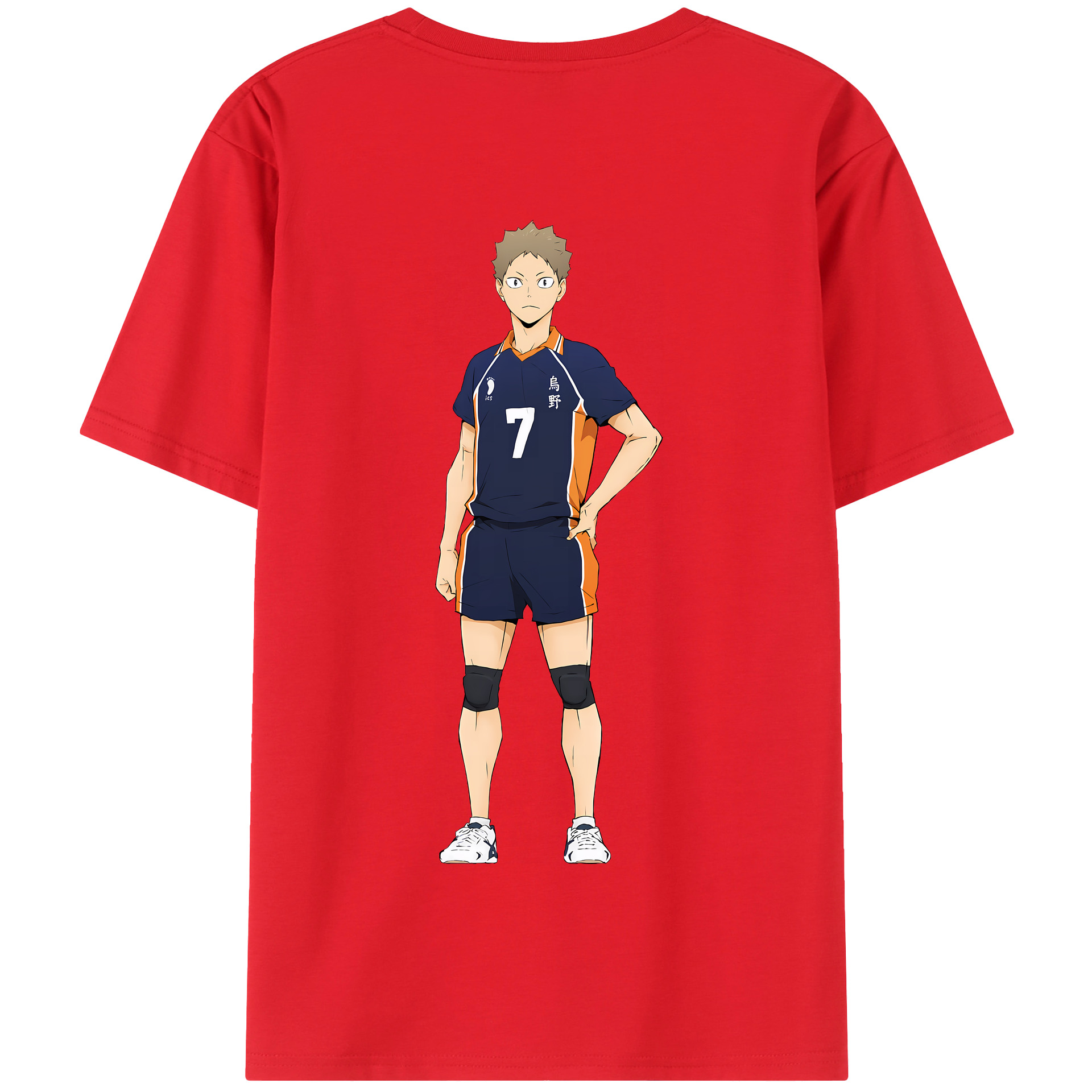（画像用） ハイキュー!! Haikyu!! 綿100％半袖Tシャツ（背面プリント）