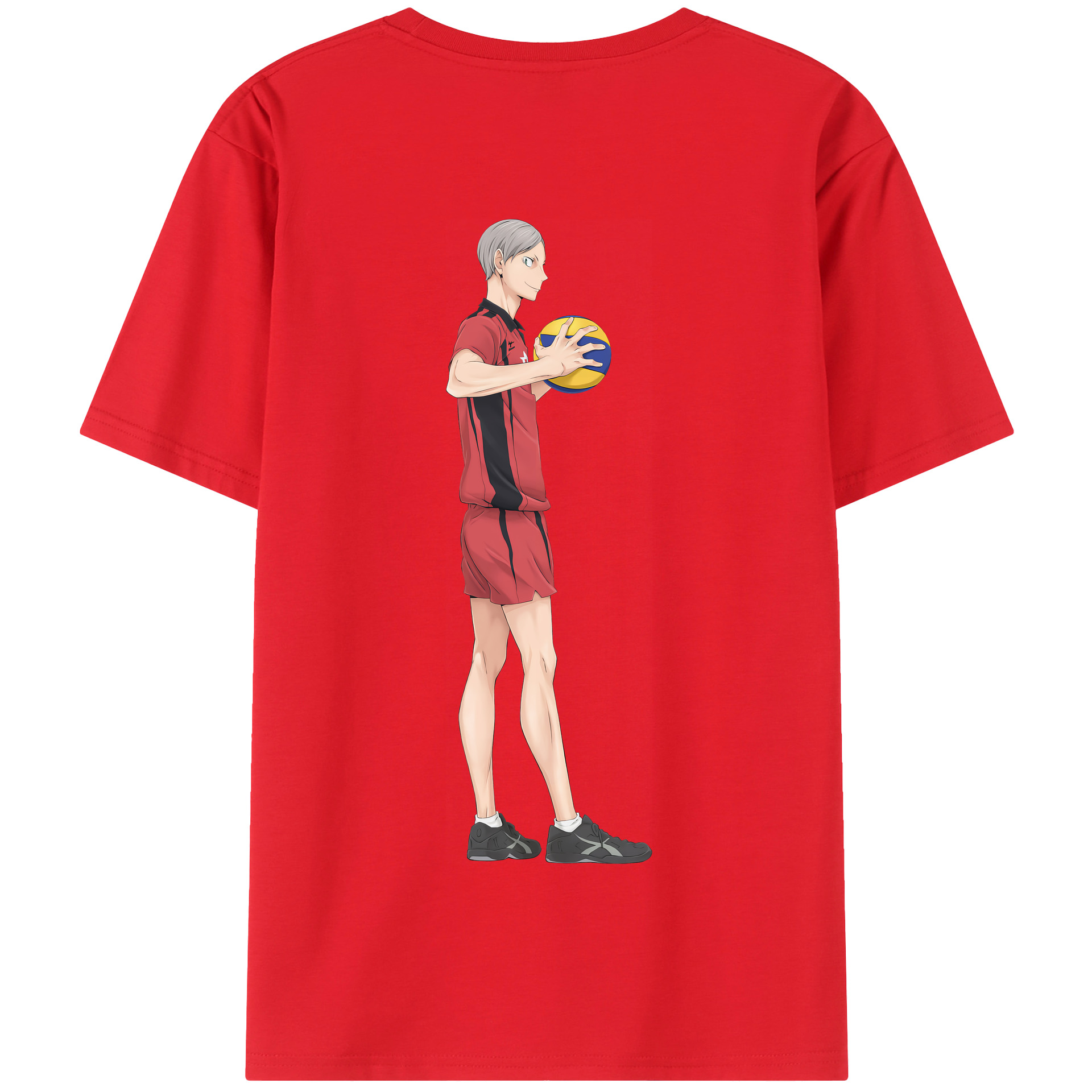 （画像用） ハイキュー!! Haikyu!! 綿100％半袖Tシャツ（背面プリント）