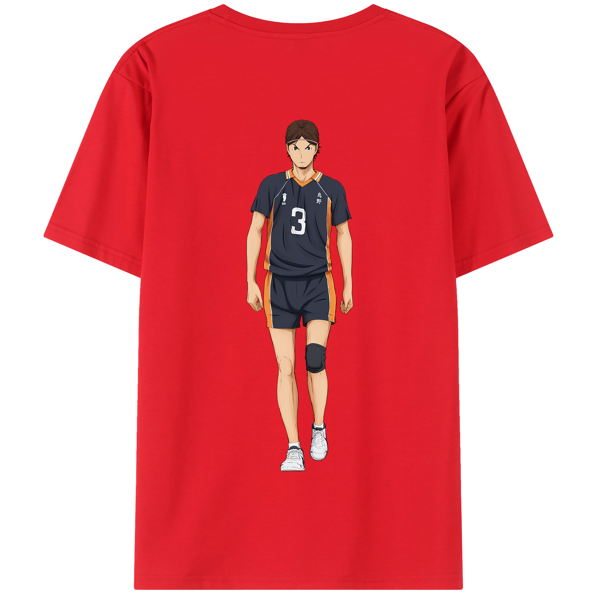 （画像用） ハイキュー!! Haikyu!! 綿100％半袖Tシャツ（背面プリント）