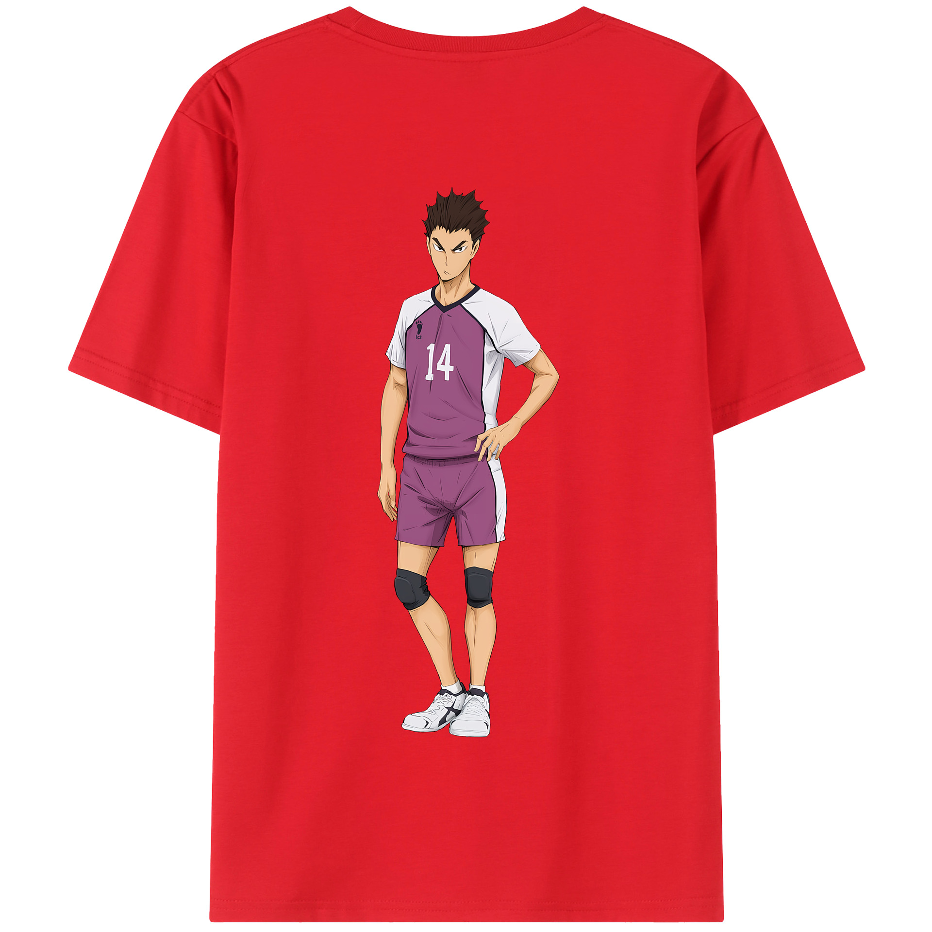 （画像用） ハイキュー!! Haikyu!! 綿100％半袖Tシャツ（背面プリント）
