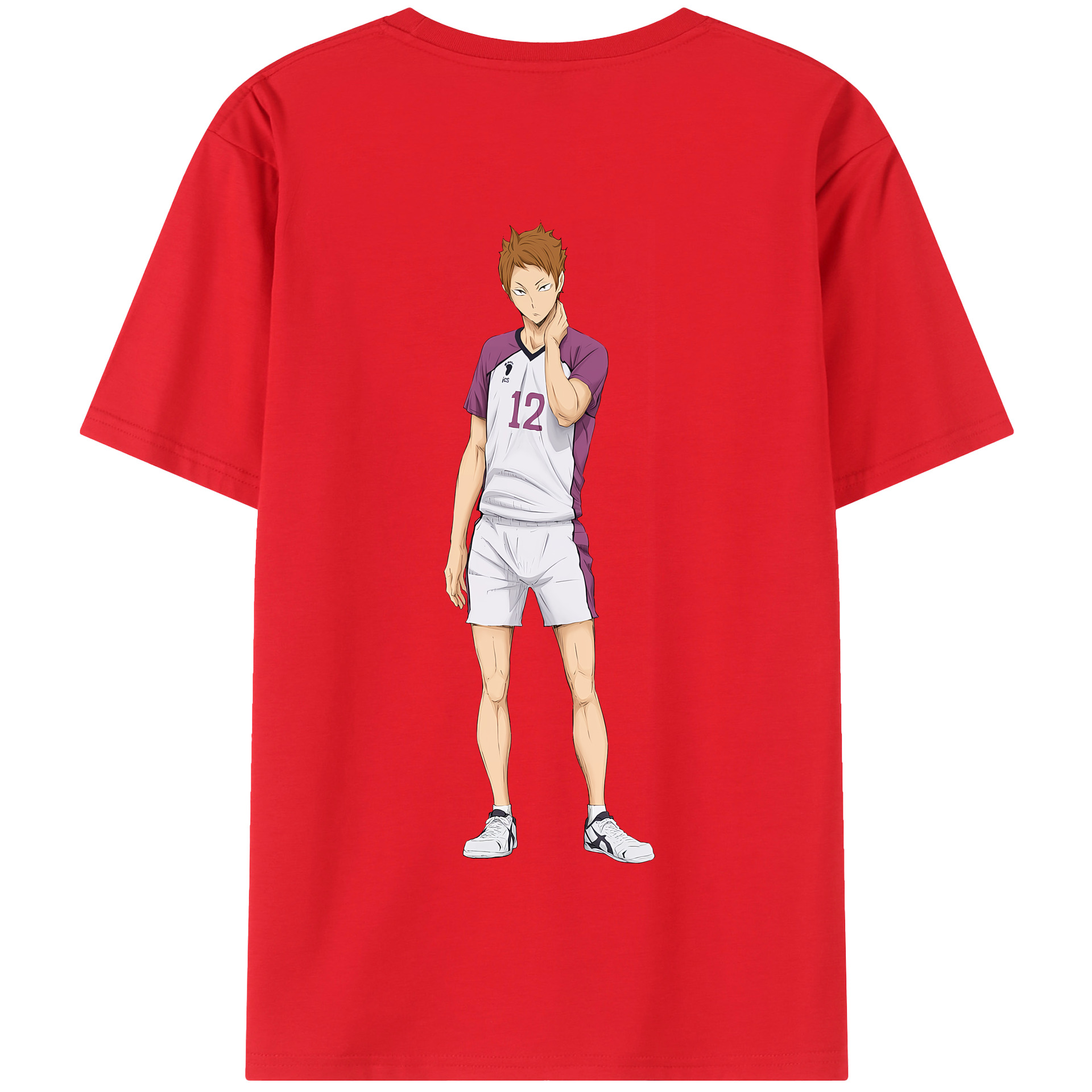 （画像用） ハイキュー!! Haikyu!! 綿100％半袖Tシャツ（背面プリント）