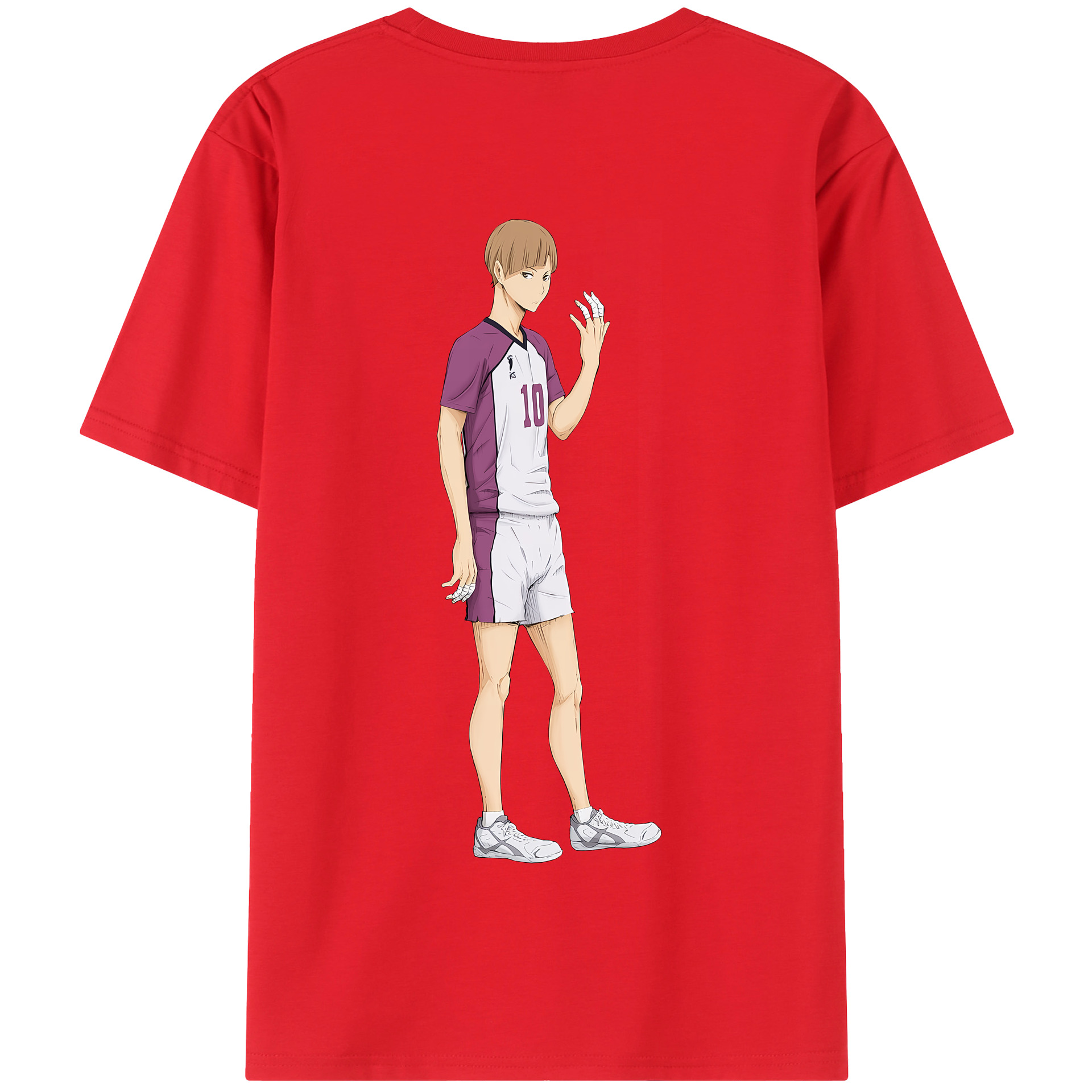 （画像用） ハイキュー!! Haikyu!! 綿100％半袖Tシャツ（背面プリント）